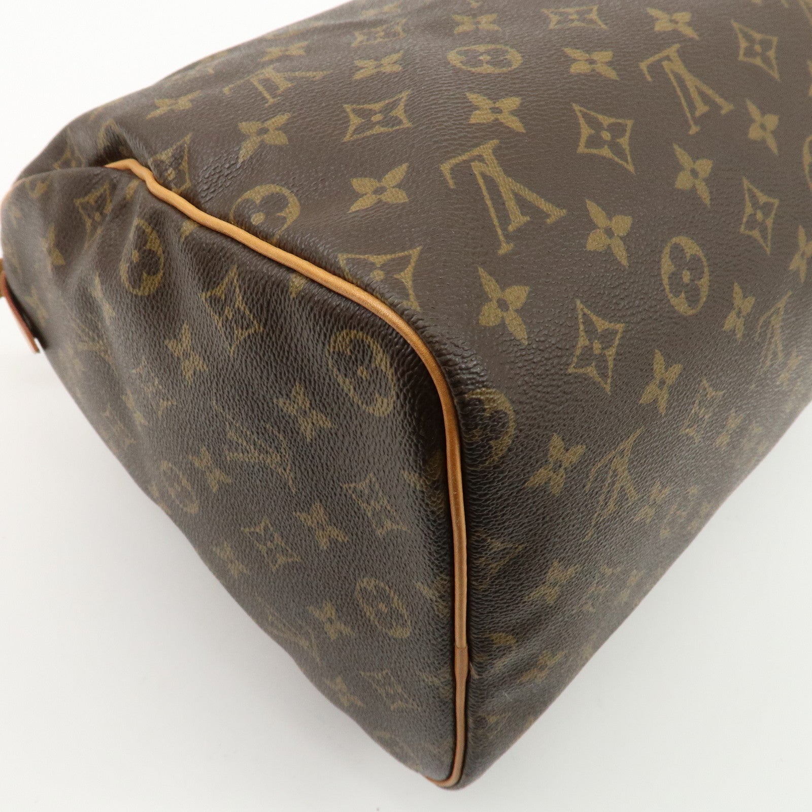 Louis Vuitton Monogram Speedy 40 Hand Bag Boston Bag M41522 Used