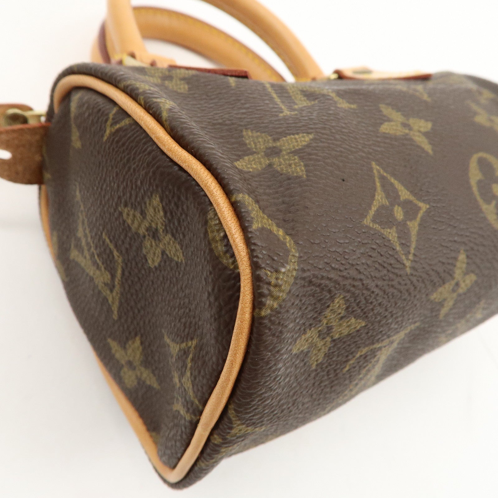 Louis Vuitton Monogram Mini Speedy & Strap M41534 J00145 Used