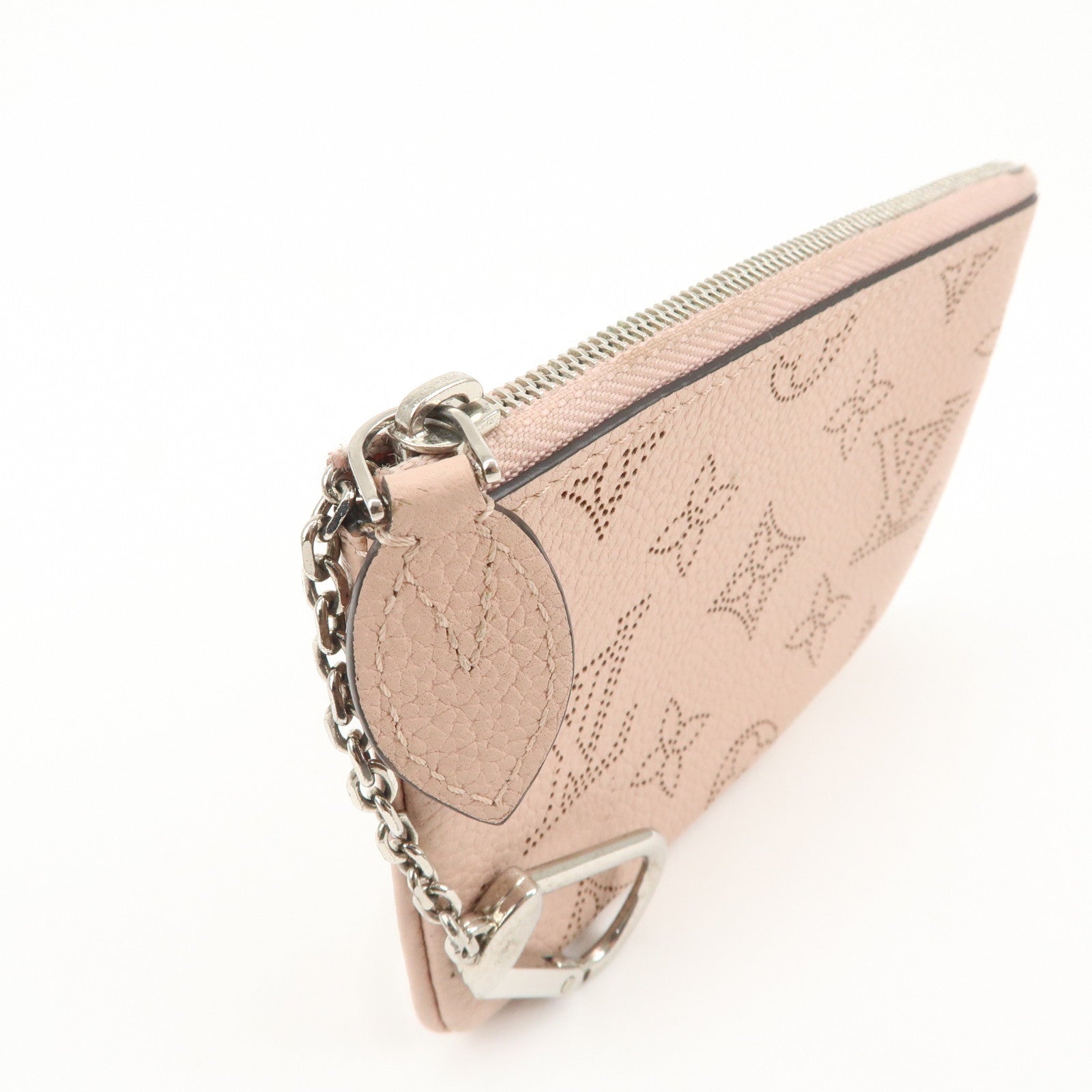 Louis Vuitton Monogram Mahina Pochette Cles Magnolia Pink M69508 Used