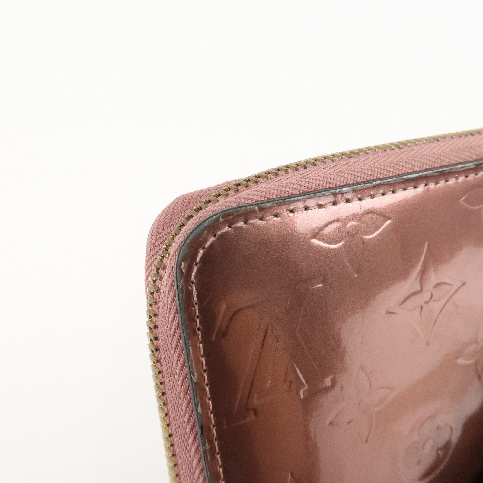 Louis Vuitton Monogram Vernis Zippy Long Wallet Used
