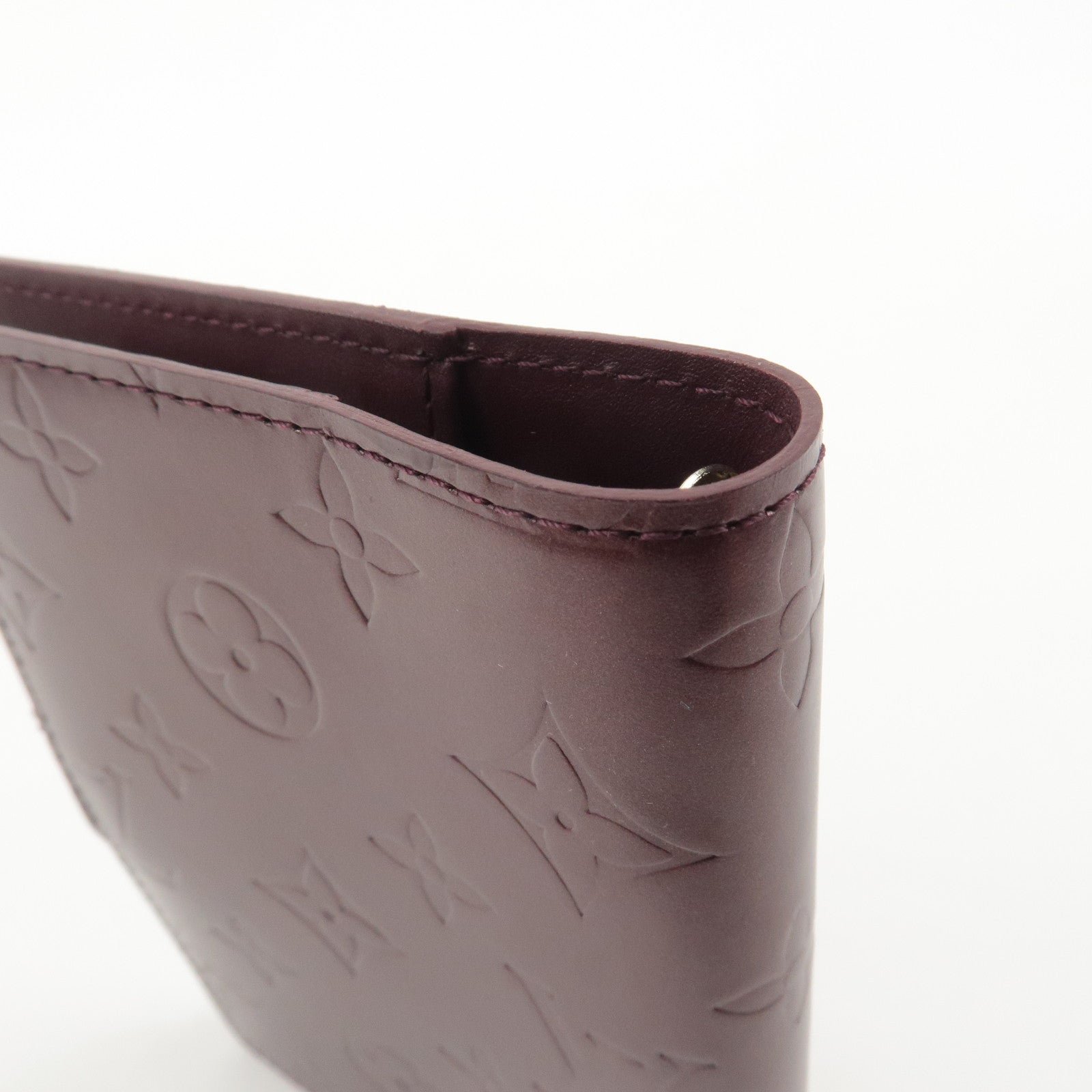 Louis Vuitton Monogram Matt Agenda PM Planner Cover Violet R20936 Used