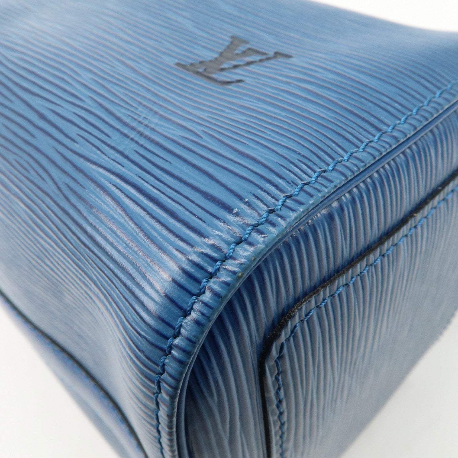 Louis Vuitton Epi Speedy 25 Hand Boston Bag Blue M43015 Used