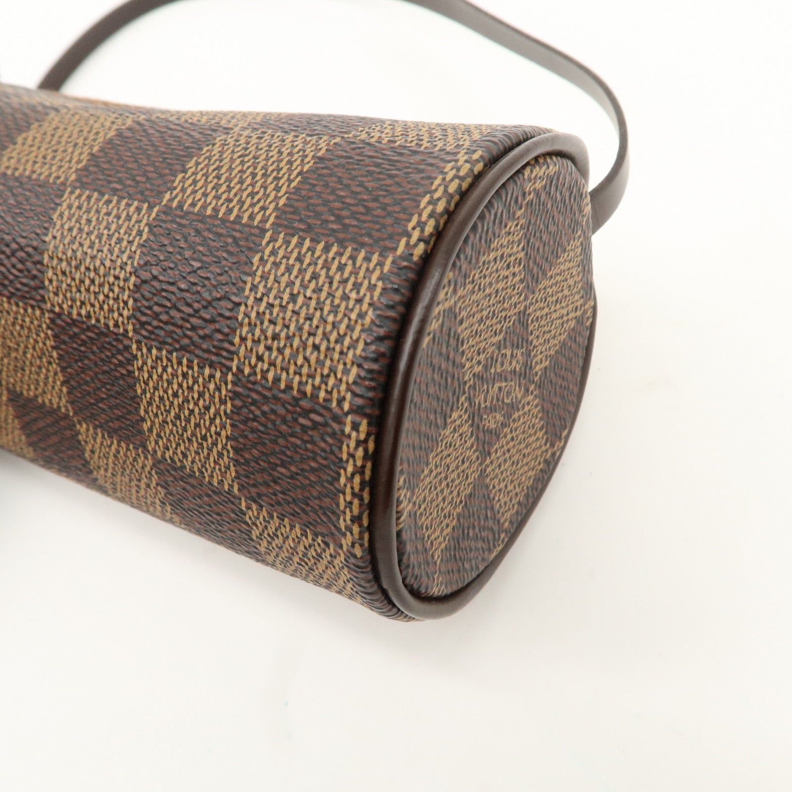 Louis Vuitton Damier Ebene Pouch for Papillon Bag Brown Used