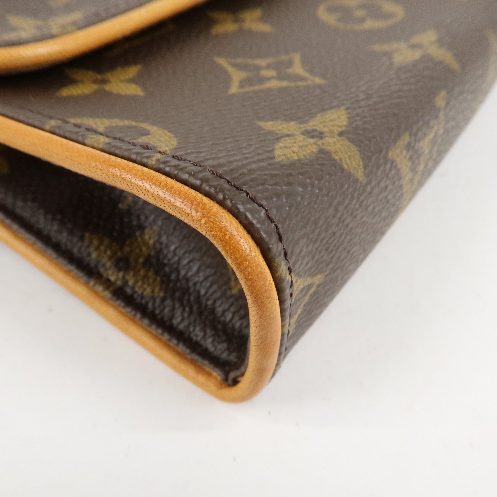 Louis Vuitton Monogram Pochette Florentine Waist Bag Belt XS Used