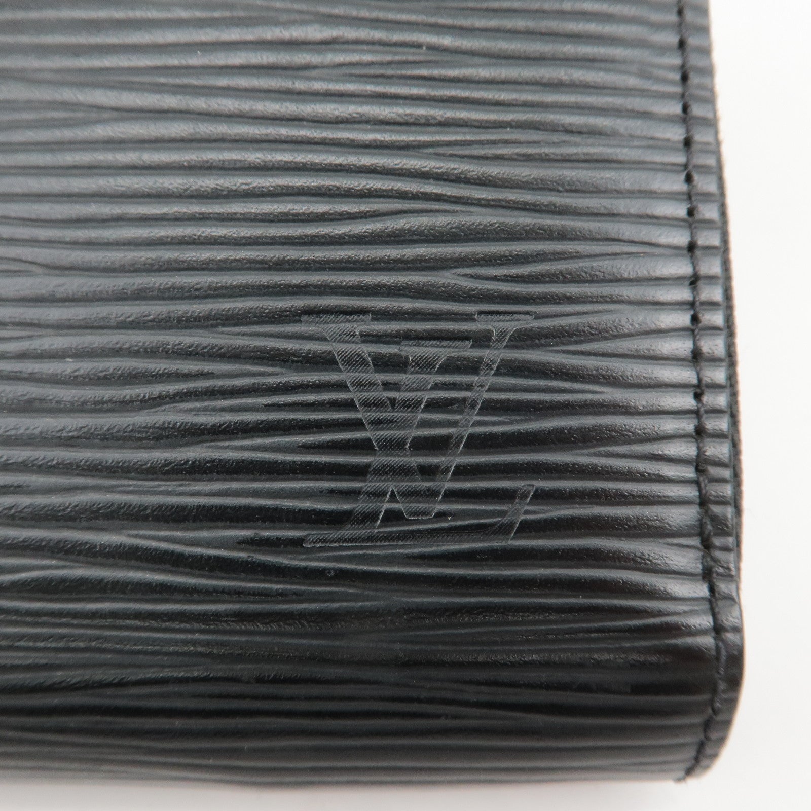 Louis Vuitton Epi Zippy Wallet Zip Around Wallet Noir M61857 Used
