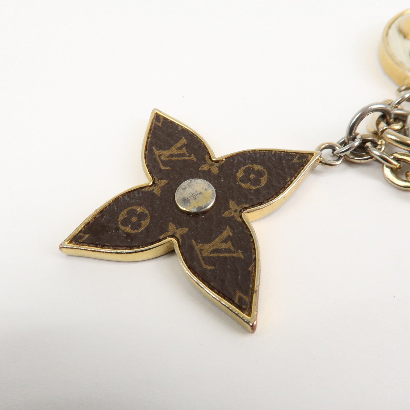 Louis Vuitton Porte Cles Spring Street Bag Charm Gold M69008 Used