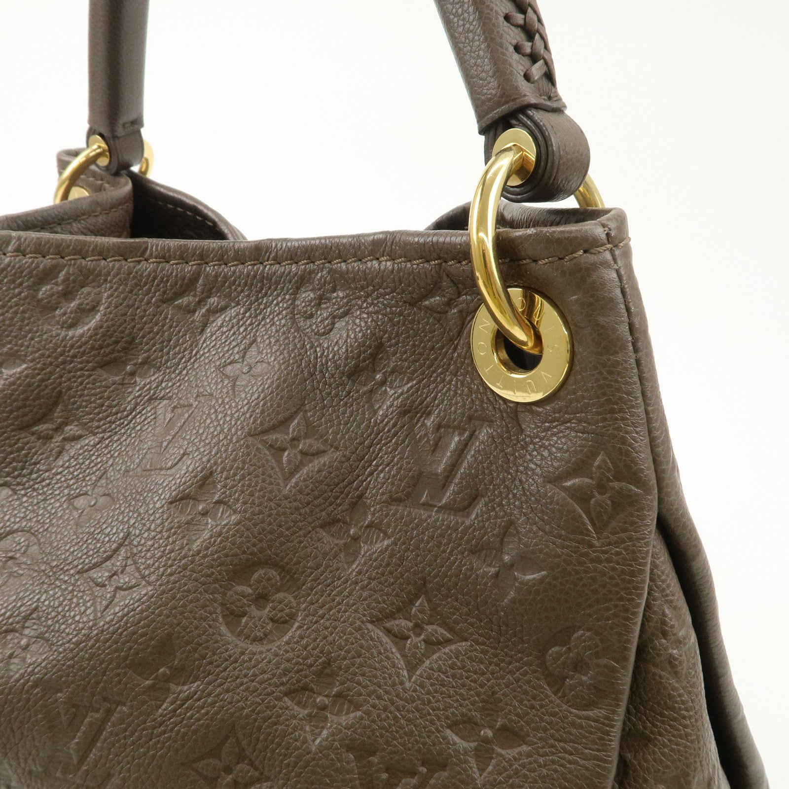 Louis Vuitton Monogram Empreinte Artsy MM Shoulder Bag Terre Used