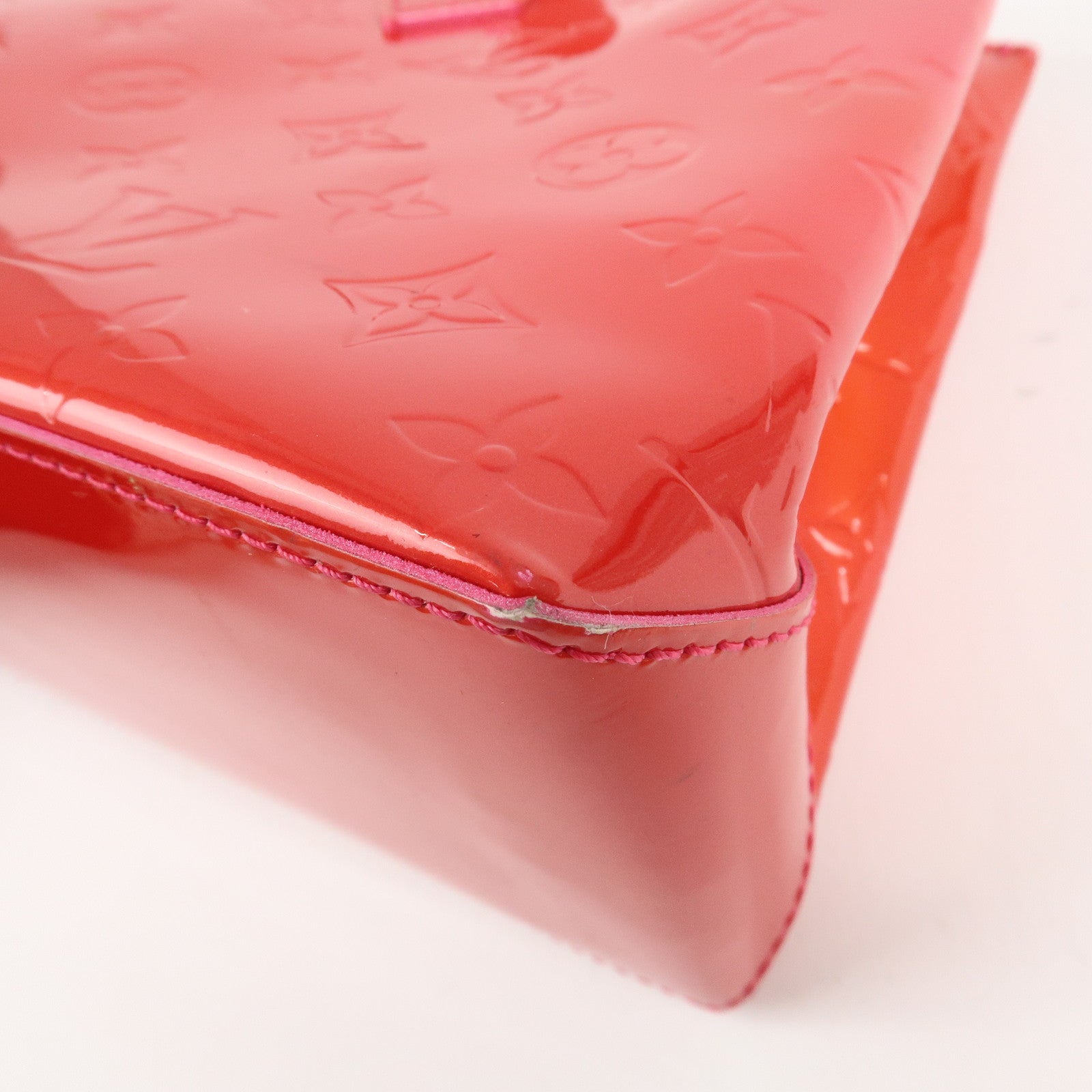 Louis Vuitton Monogram Vernis Wilshire PM Hand Bag M93643 Used