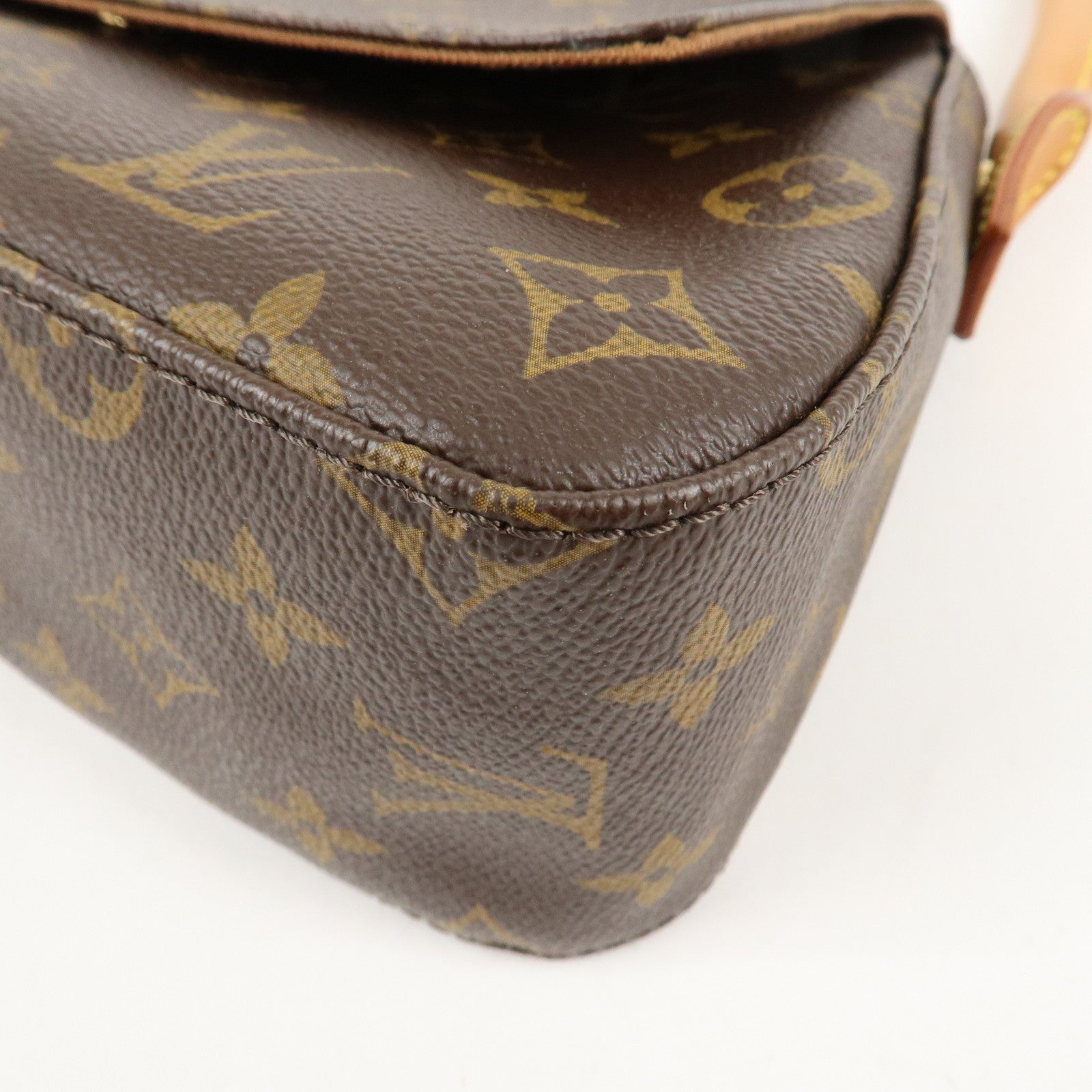 Louis Vuitton Monogram Mini Looping Shoulder Bag Hand Bag M51147 Used