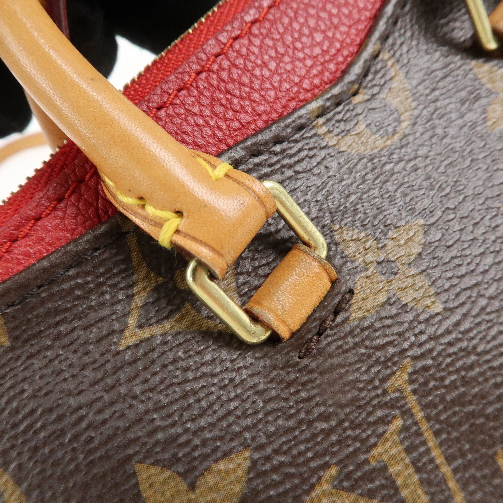 Louis Vuitton Nano Pallas Shoulder Bag Cerise M61254 Used