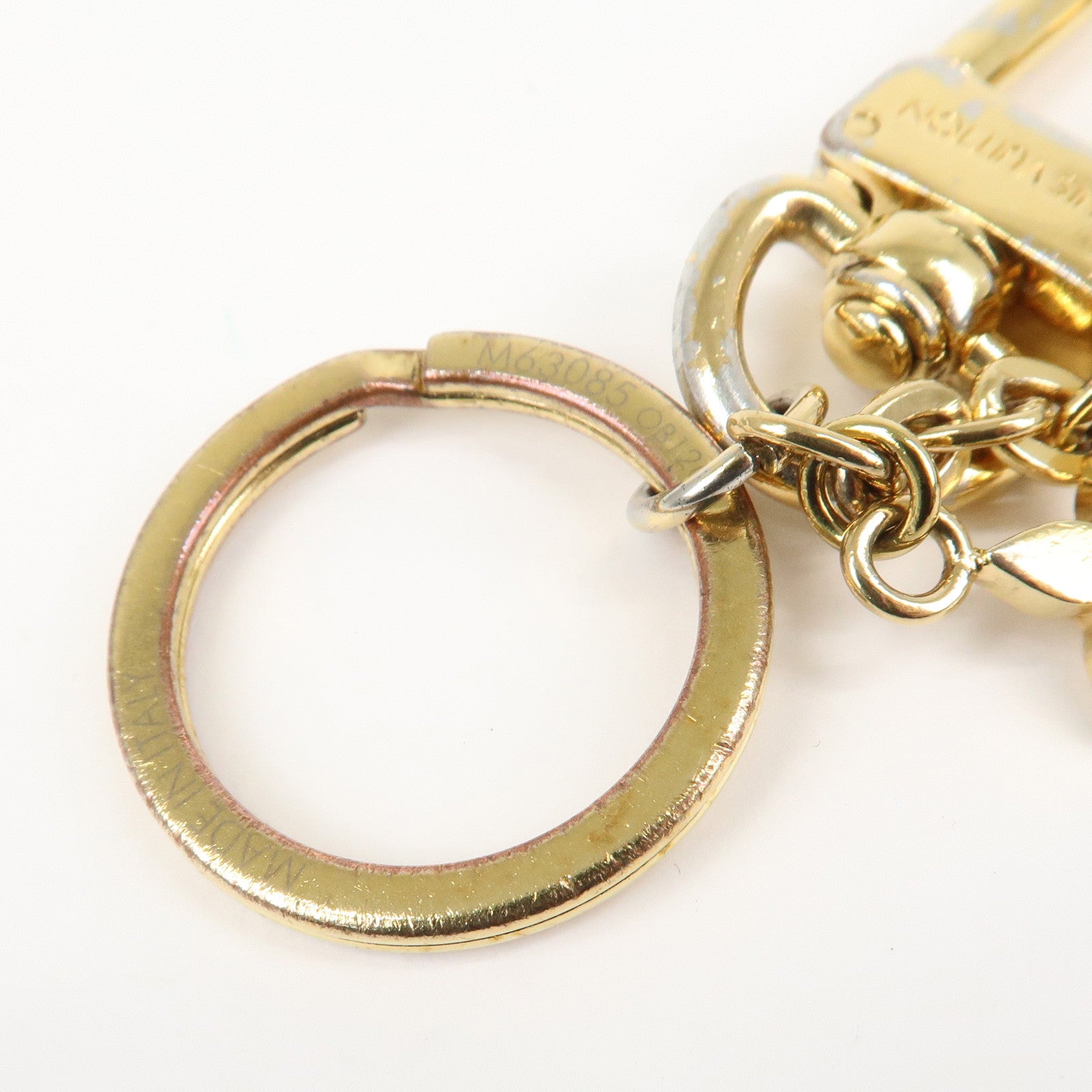 Louis Vuitton Blooming Flower BB Bag Charm Key Chain Pink M63085 Used