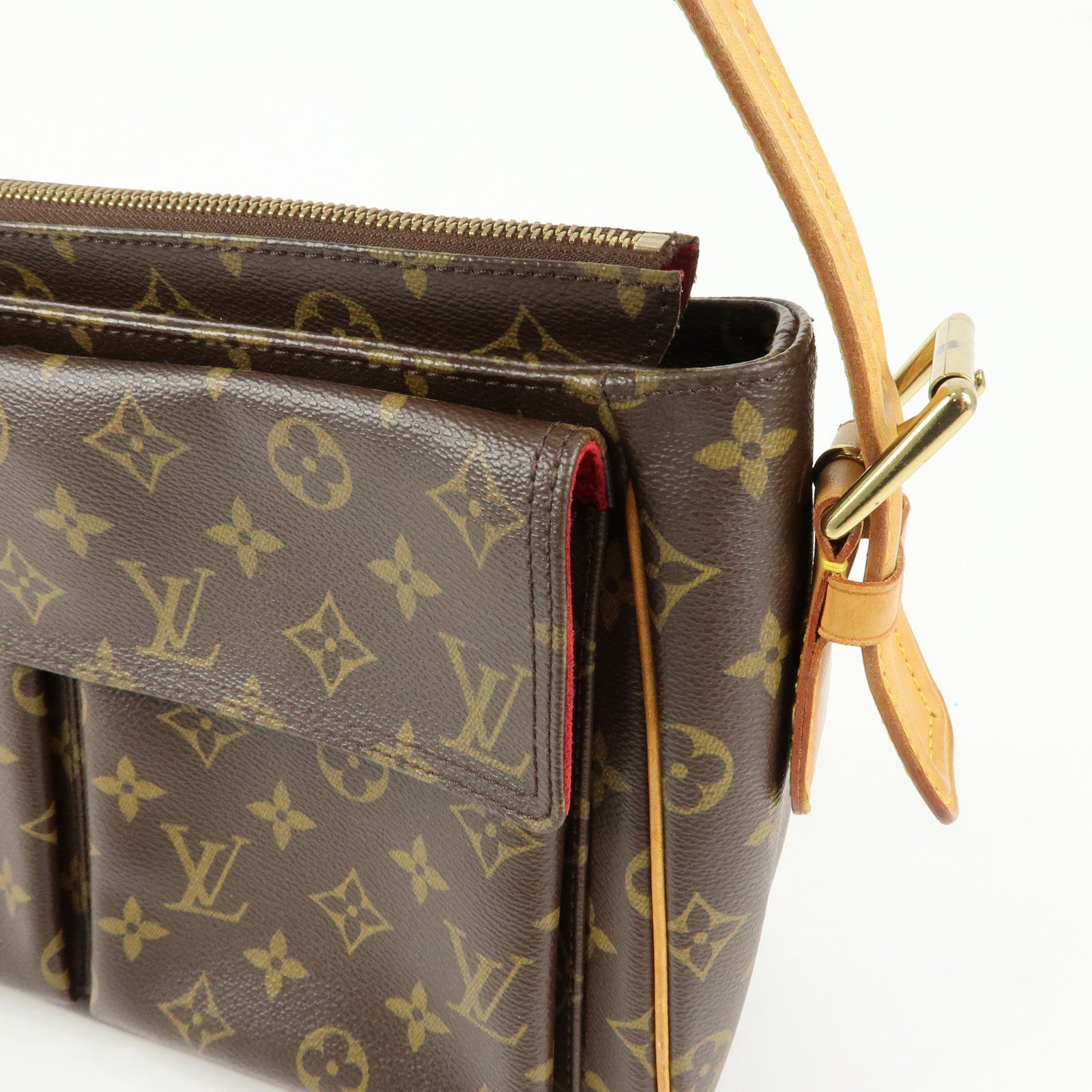 Louis Vuitton Monogram Viva Cite GM Shoulder Bag Brown M51163