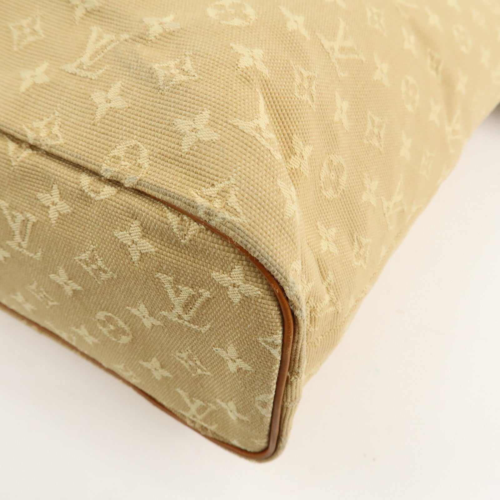 Louis Vuitton Monogram Mini Lucille GM Tote Bag Beige M92683 Used