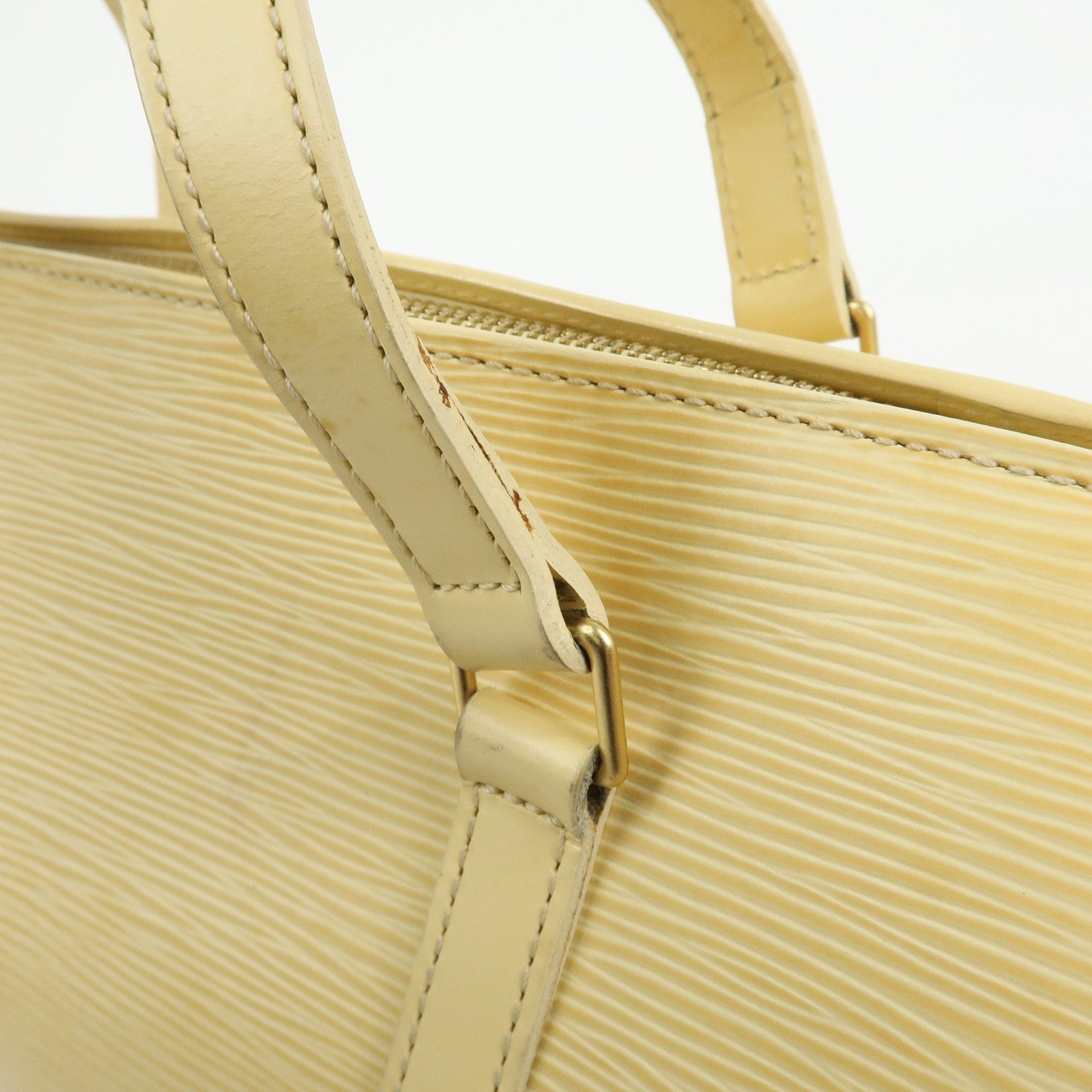 Louis Vuitton Epi Leather Soufflot Hand Bag Vanilla M5222A