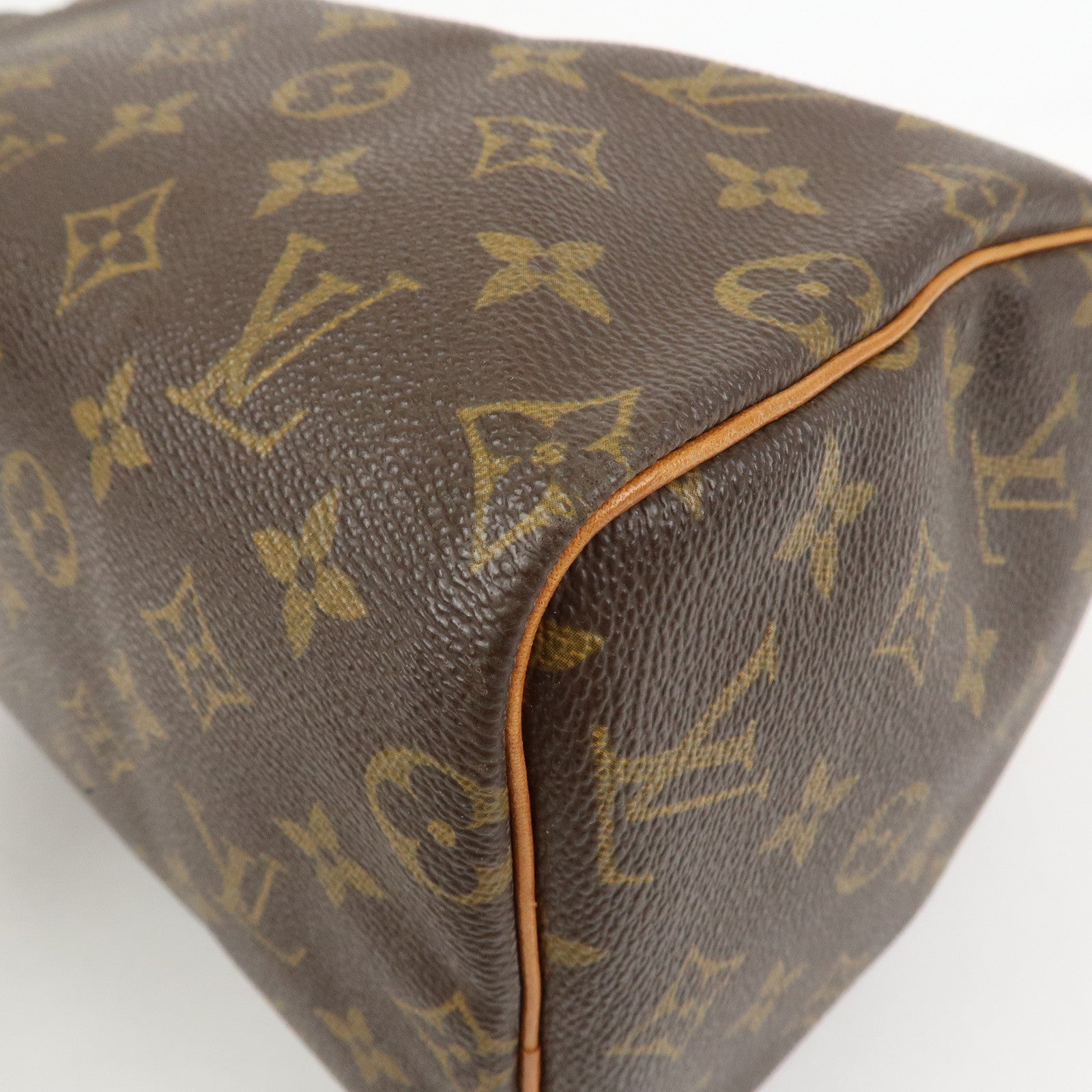 Louis Vuitton Monogram Speedy 25 Boston Bag Hand Bag Brown M41528