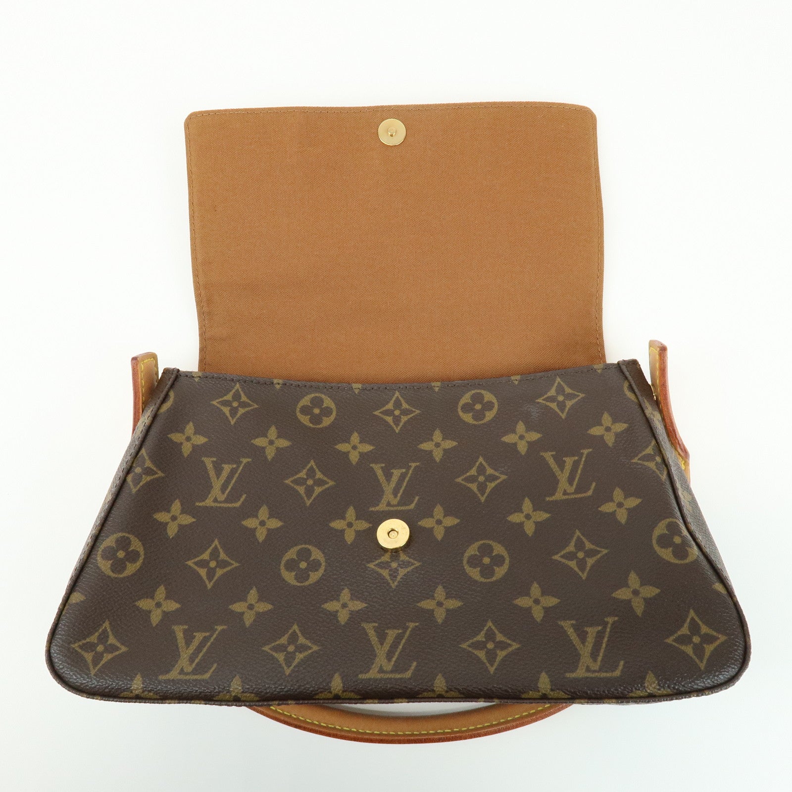 Louis Vuitton Monogram Mini Looping Shoulder Bag Brown M51147