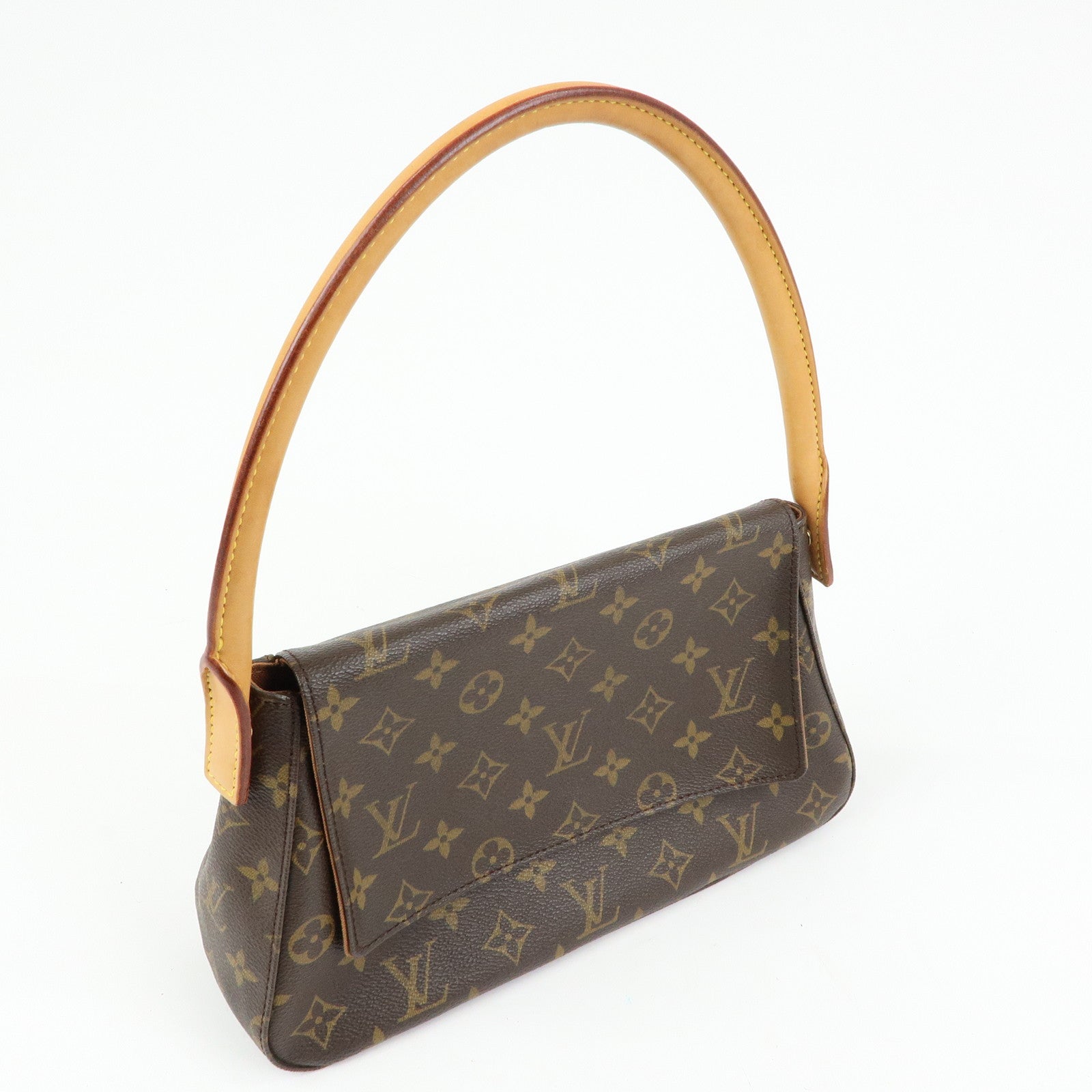 Louis Vuitton Monogram Mini Looping Shoulder Bag Brown M51147