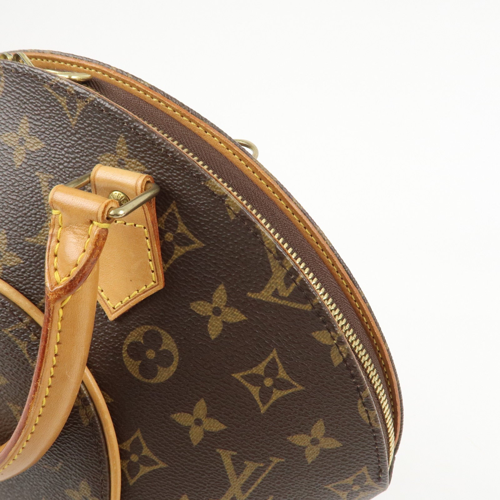 Louis Vuitton Monogram Ellipse PM Hand Bag Brown M51127