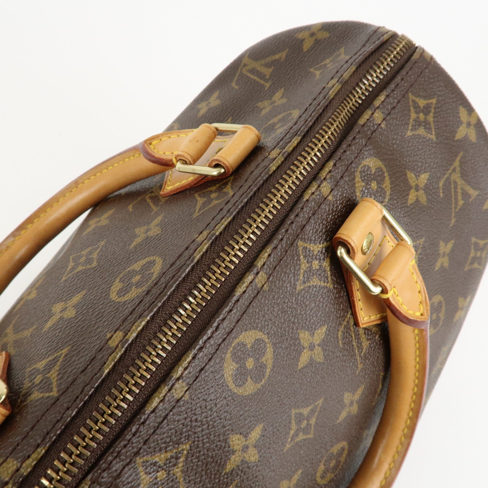 Louis Vuitton Monogram Speedy 30 Hand Bag Boston Bag M41526 Used