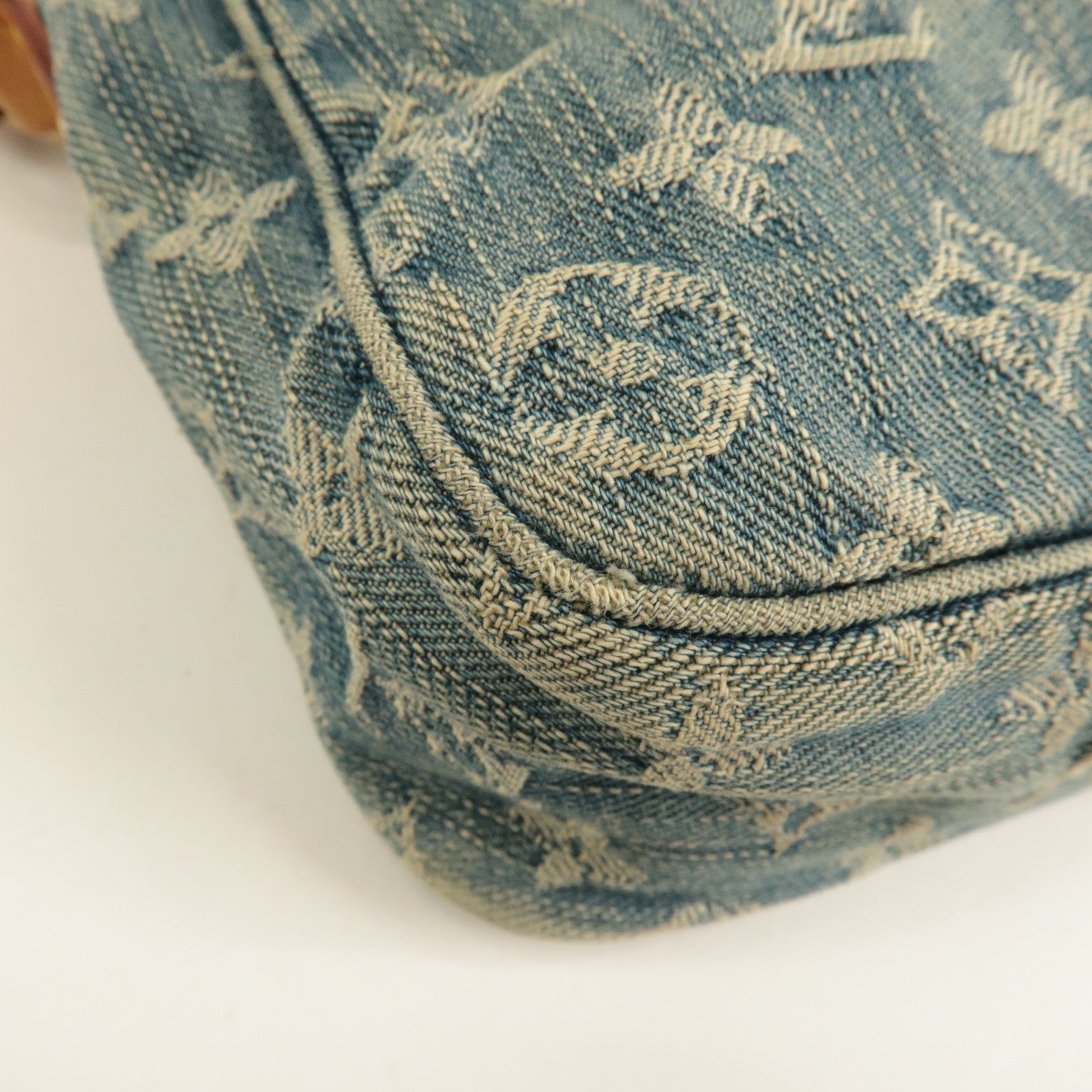 Louis Vuitton Monogram Denim Camera Bag Shoulder Bag Blue M95348