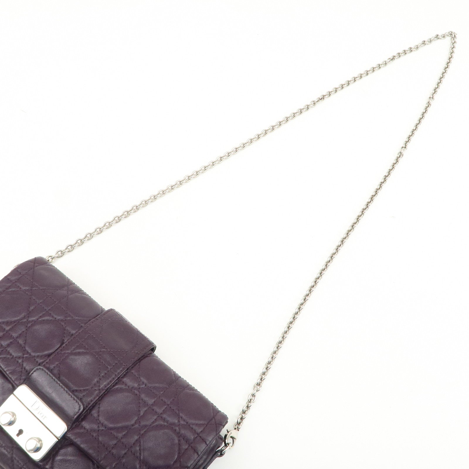 Christian Dior Cannage Shoulder Bag Crossbody Bag 007-LU-0130