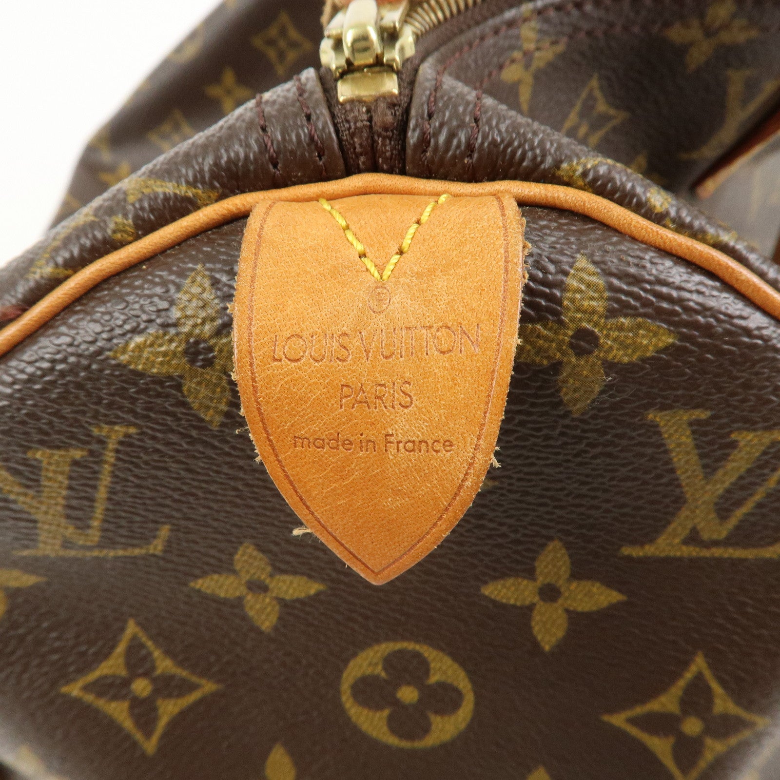 Louis Vuitton Monogram Speedy 40 Hand Bag Boston Bag Brown M41522