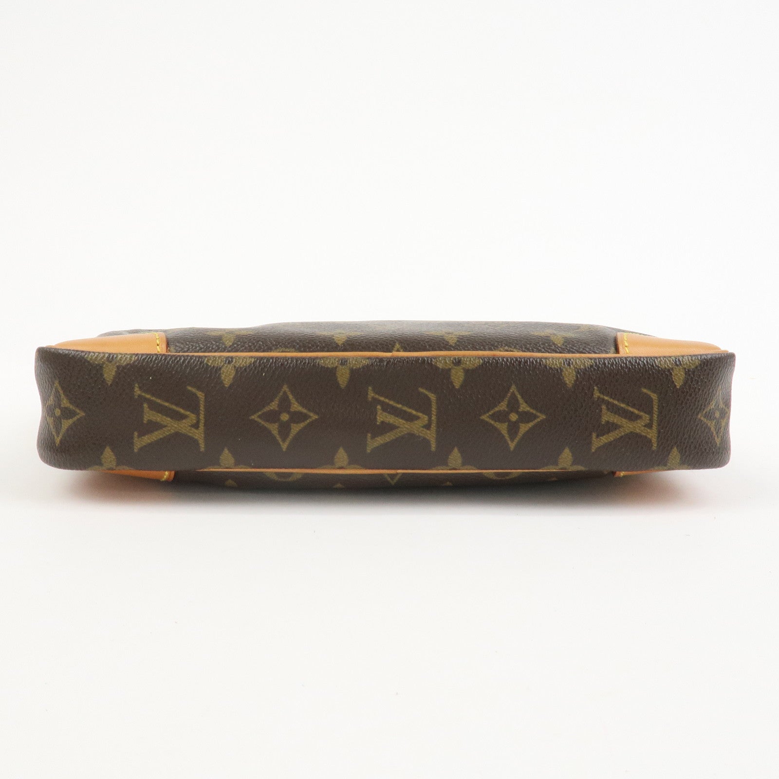 Louis Vuitton Monogram Marly Dragonne GM Clutch Bag Brown M51825