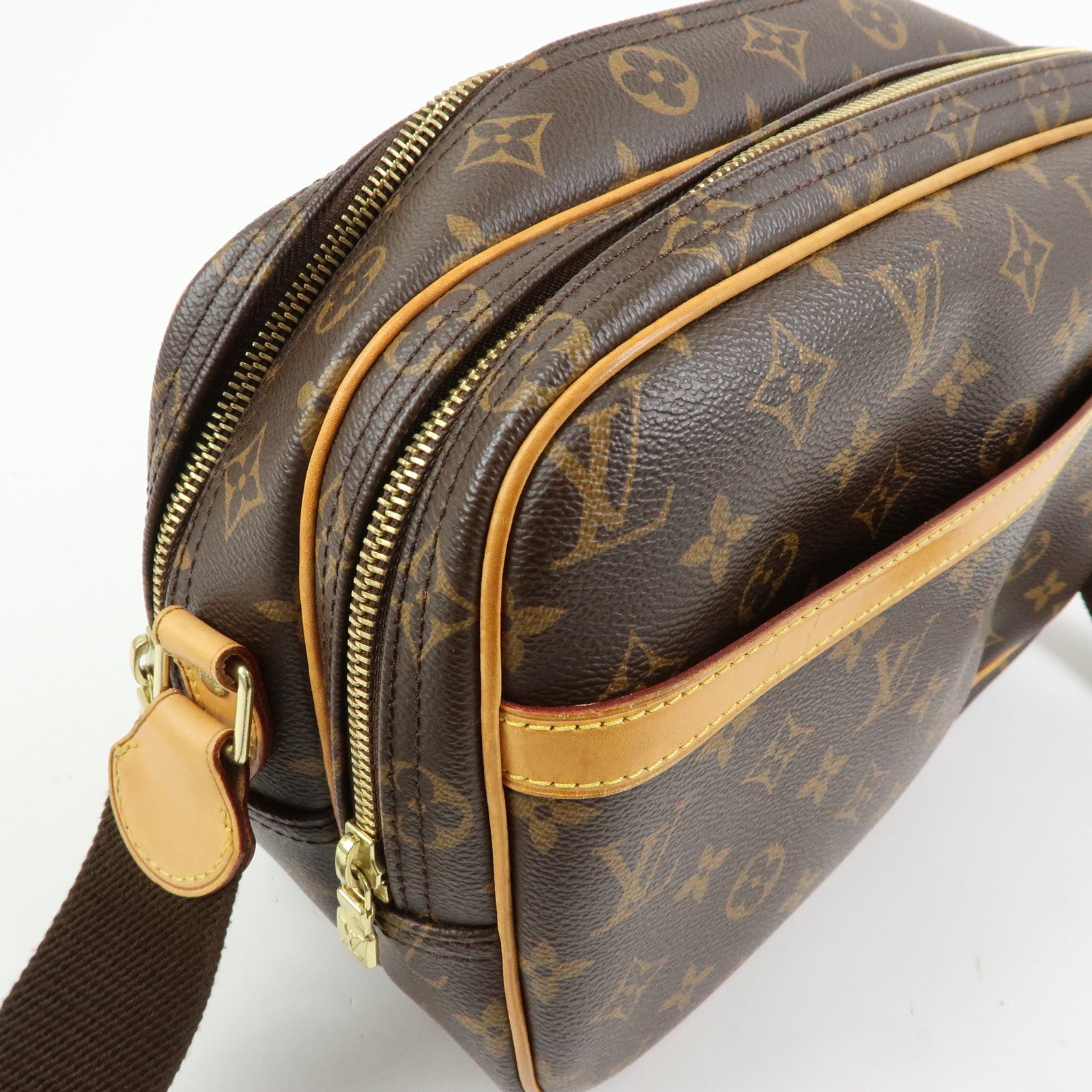 Louis Vuitton Monogram Reporter PM Shoulder Crossbody Bag M45254