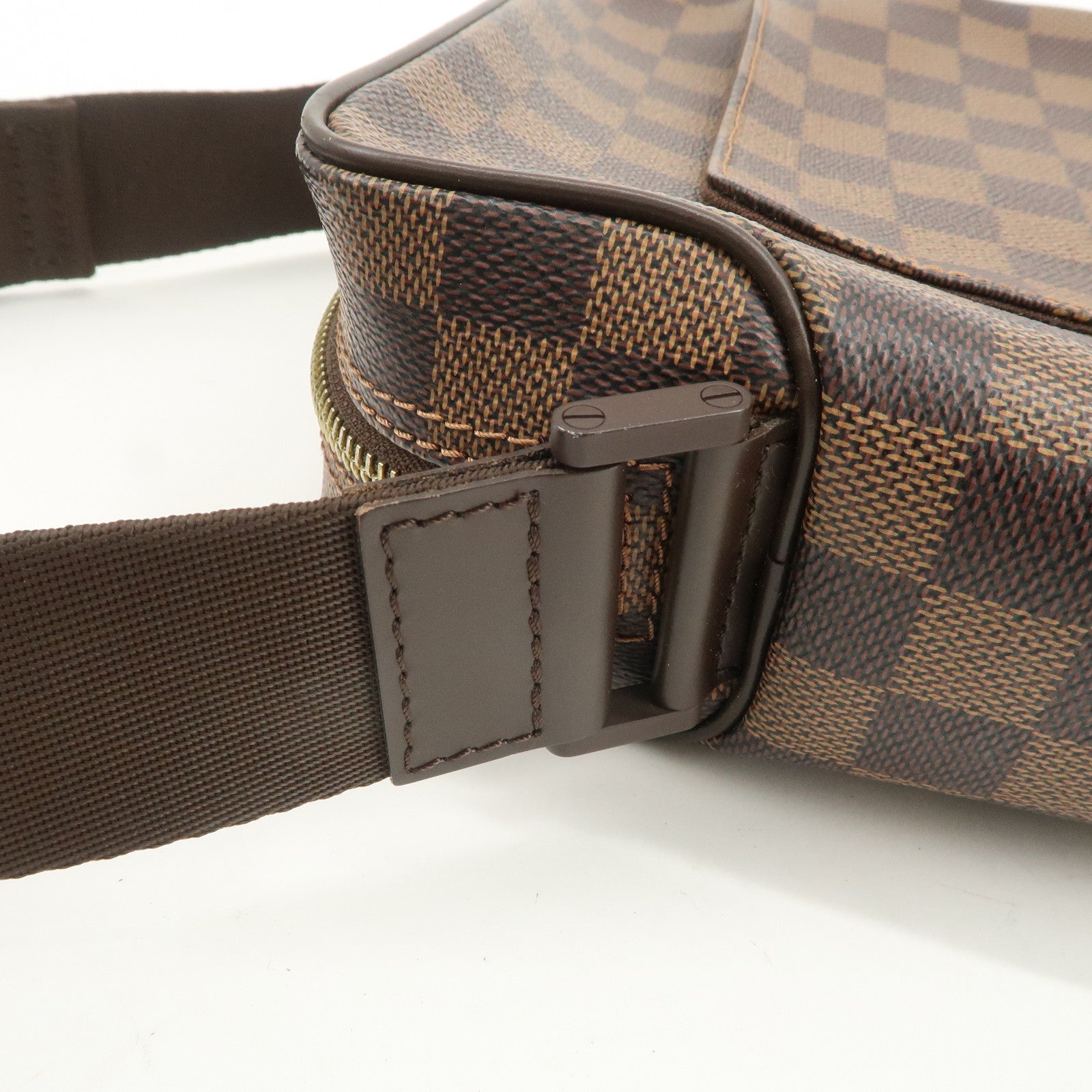 Louis Vuitton Damier Olaf PM Cross Body Shoulder Bag Brown N41442