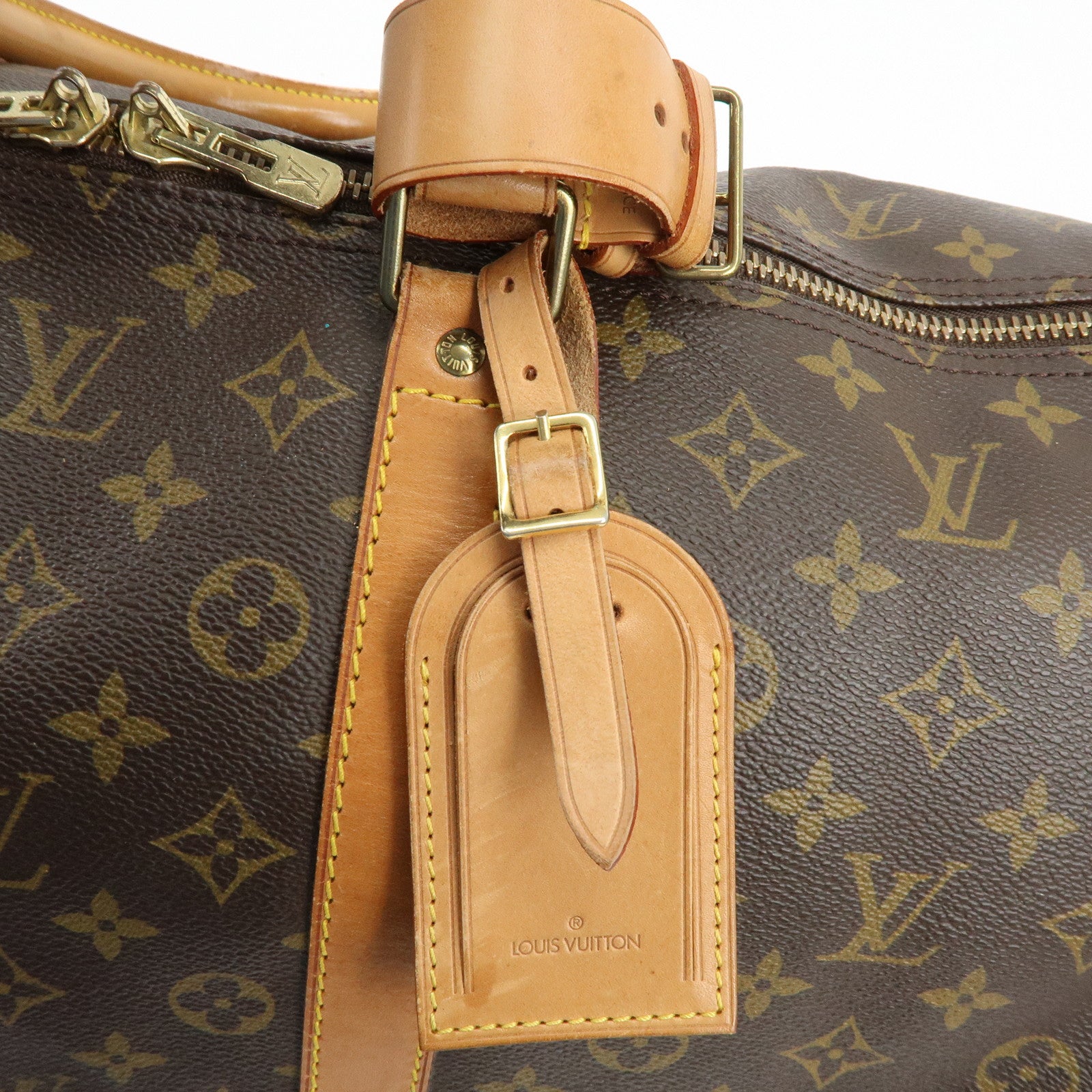Louis Vuitton Monogram Keep All Bandouliere 55 Boston Bag M41414