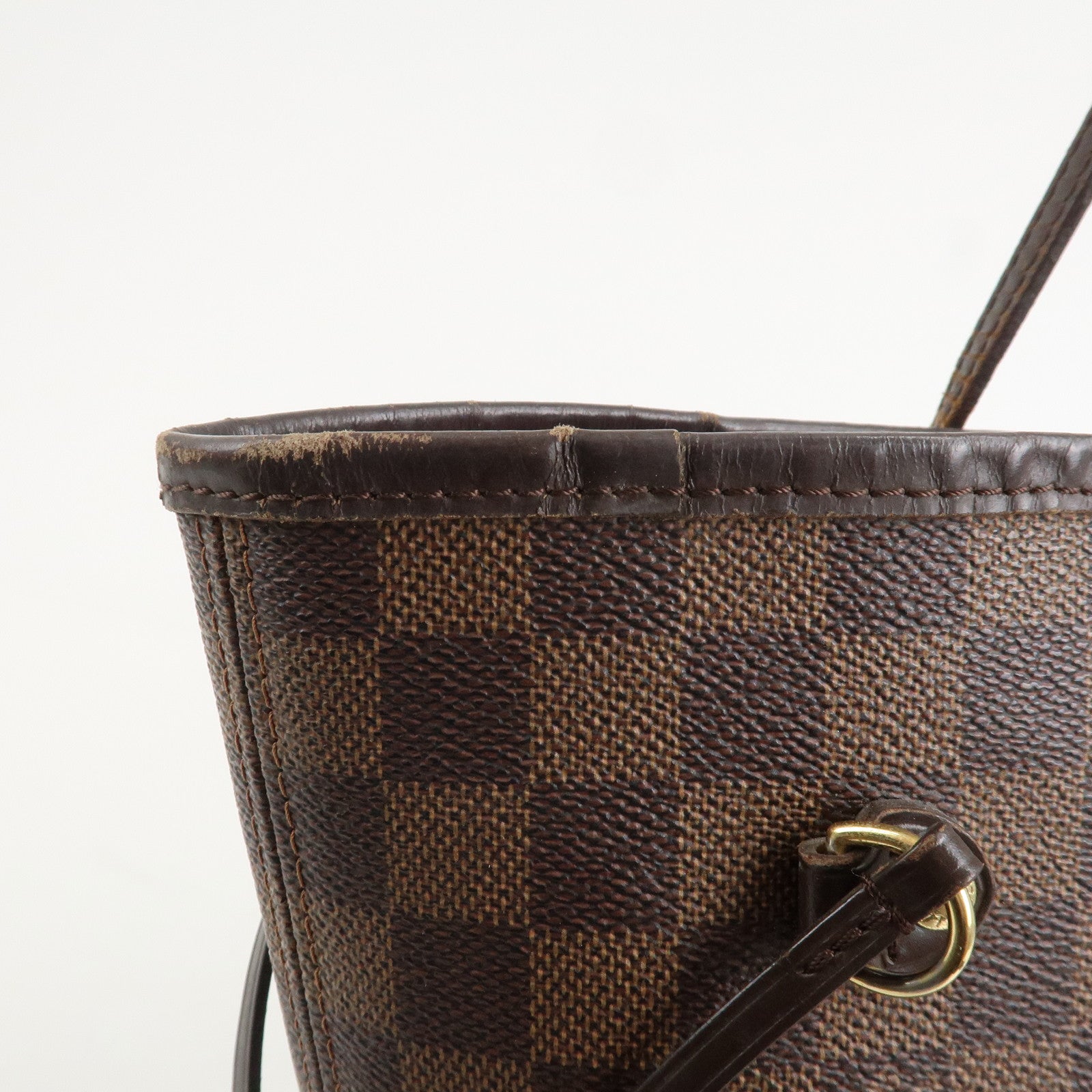 Louis Vuitton Damier Ebene Canvas Neverfull MM Tote Bag N51105