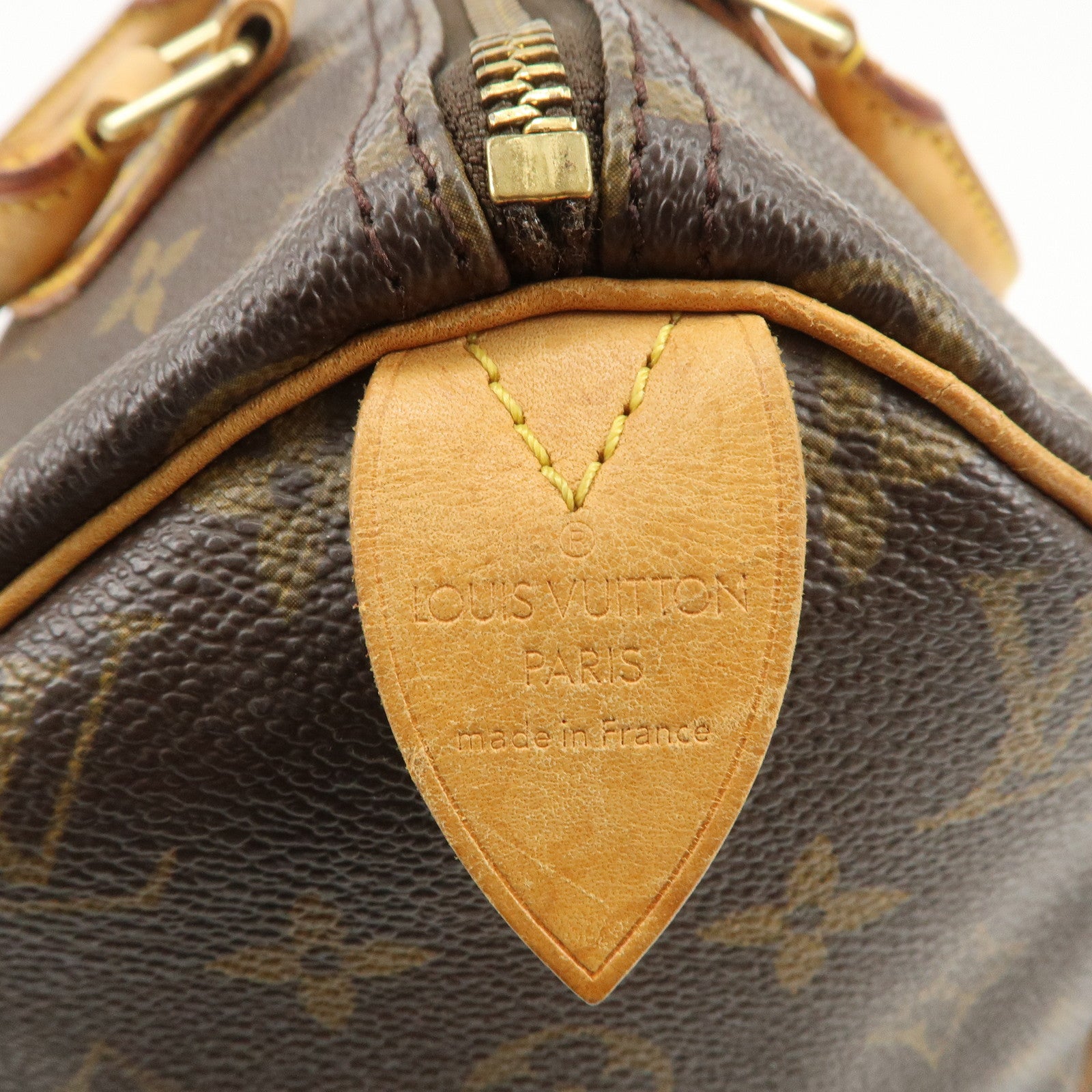 Louis Vuitton Monogram Speedy 30 Hand Bag Boston Bag M41526 Used