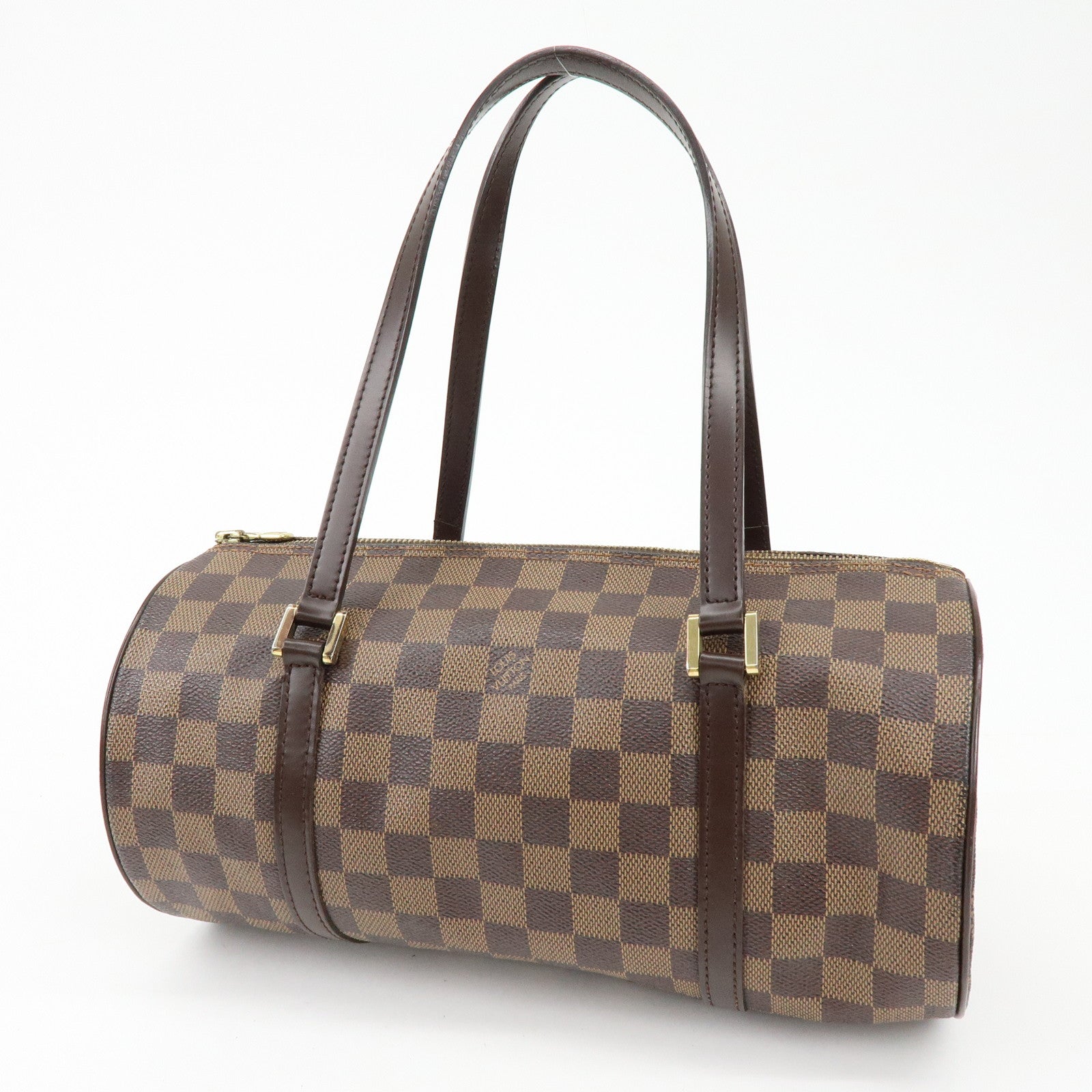 Louis Vuitton Damier Ebene Papillon 30 Hand Bag Brown N51303