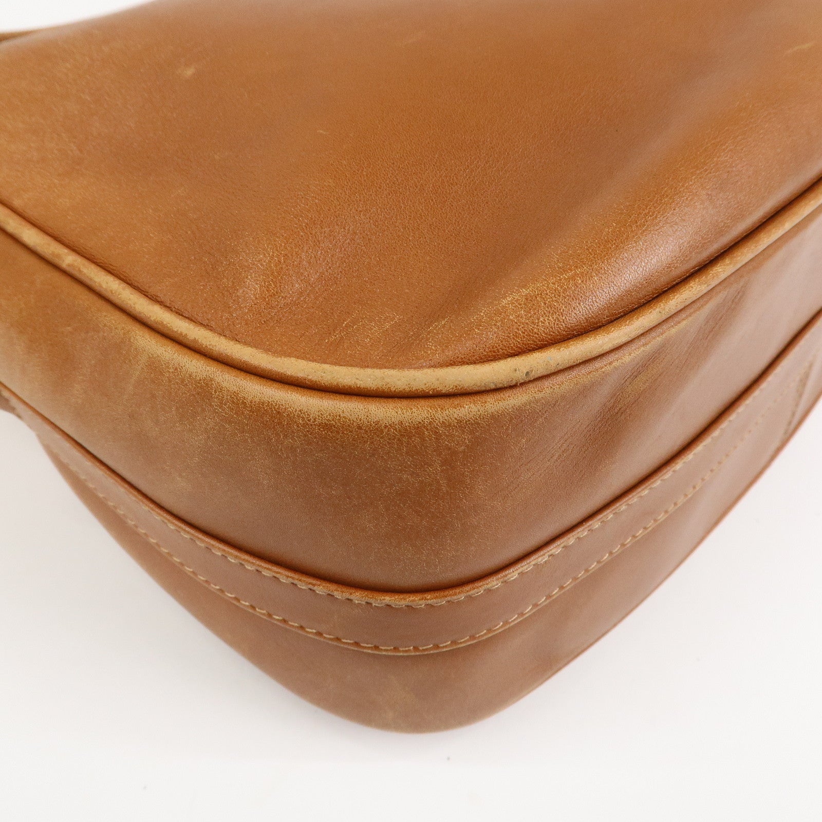 GUCCI Horsebit Leather Shoulder Bag Crossbody Bag 01.090.1411