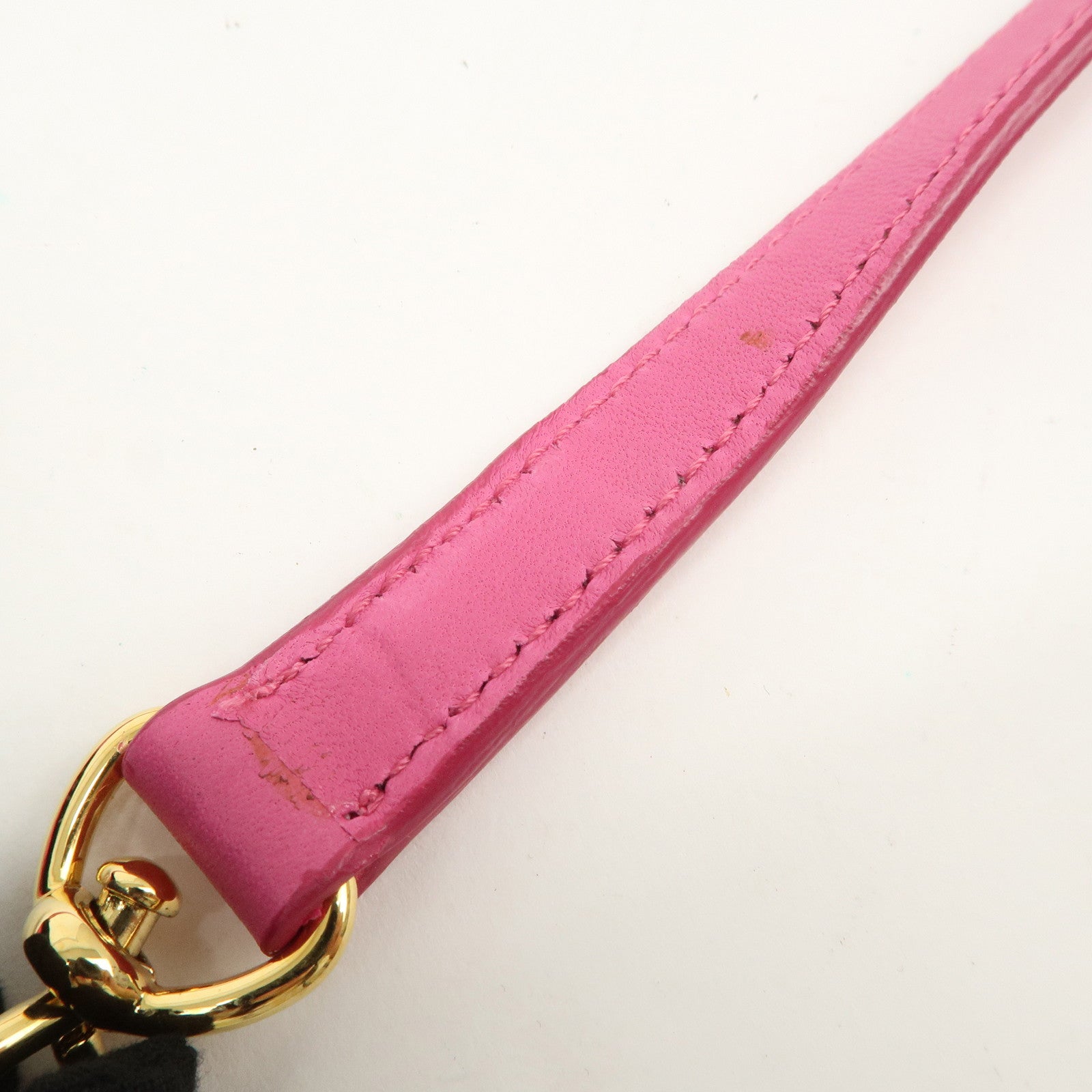 MIU MIU Logo Leather 2Way Bag Hand Bag Shoulder Bag Pink RL0048