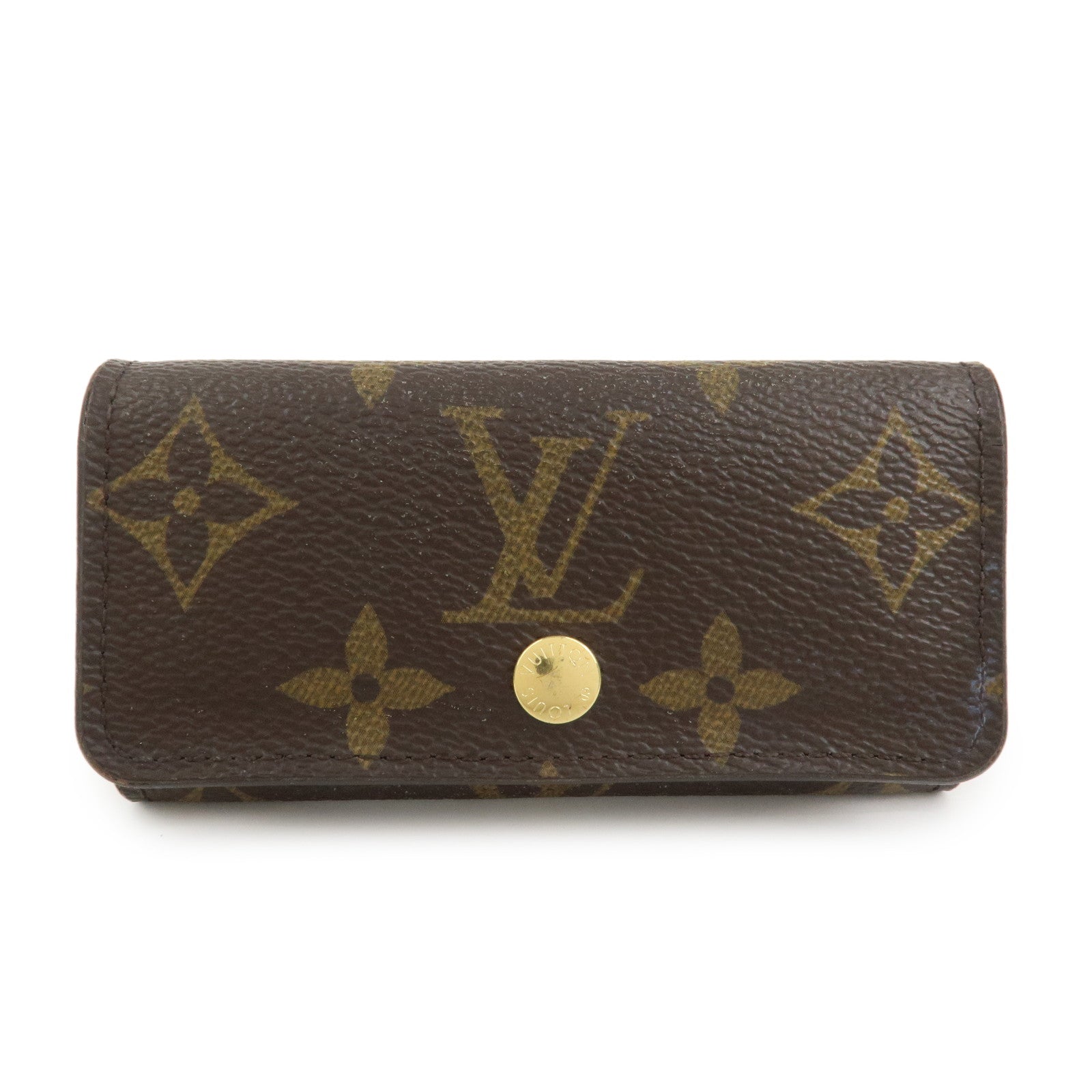 Louis Vuitton Monogram Multicles 4 Key Case Key Holder Brown M69517
