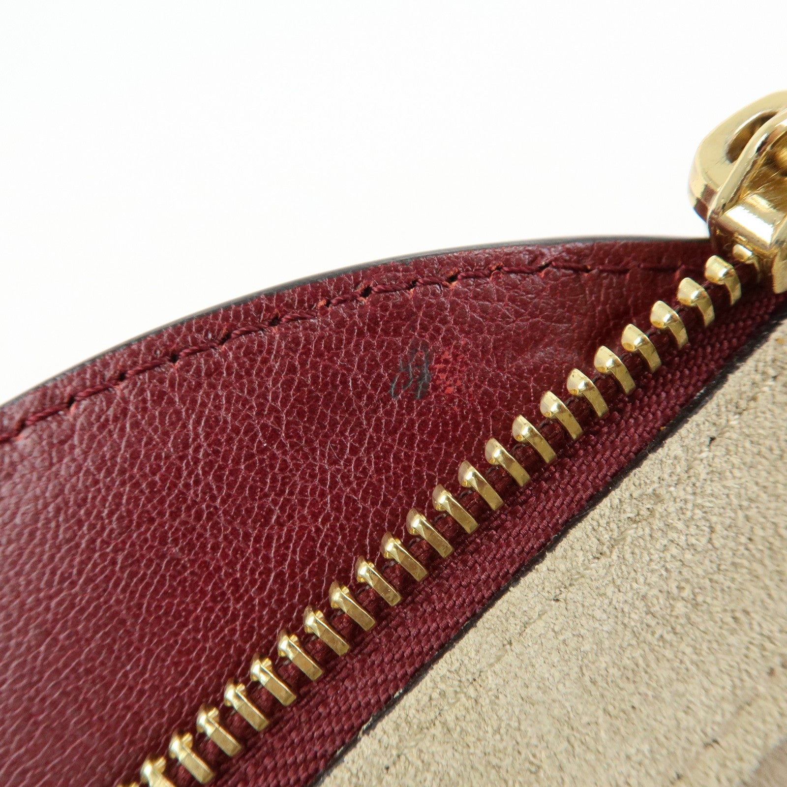 Chloe Pixie Leather Suede 2Way Bag Hand Bag Shoulder Bag Bordeaux
