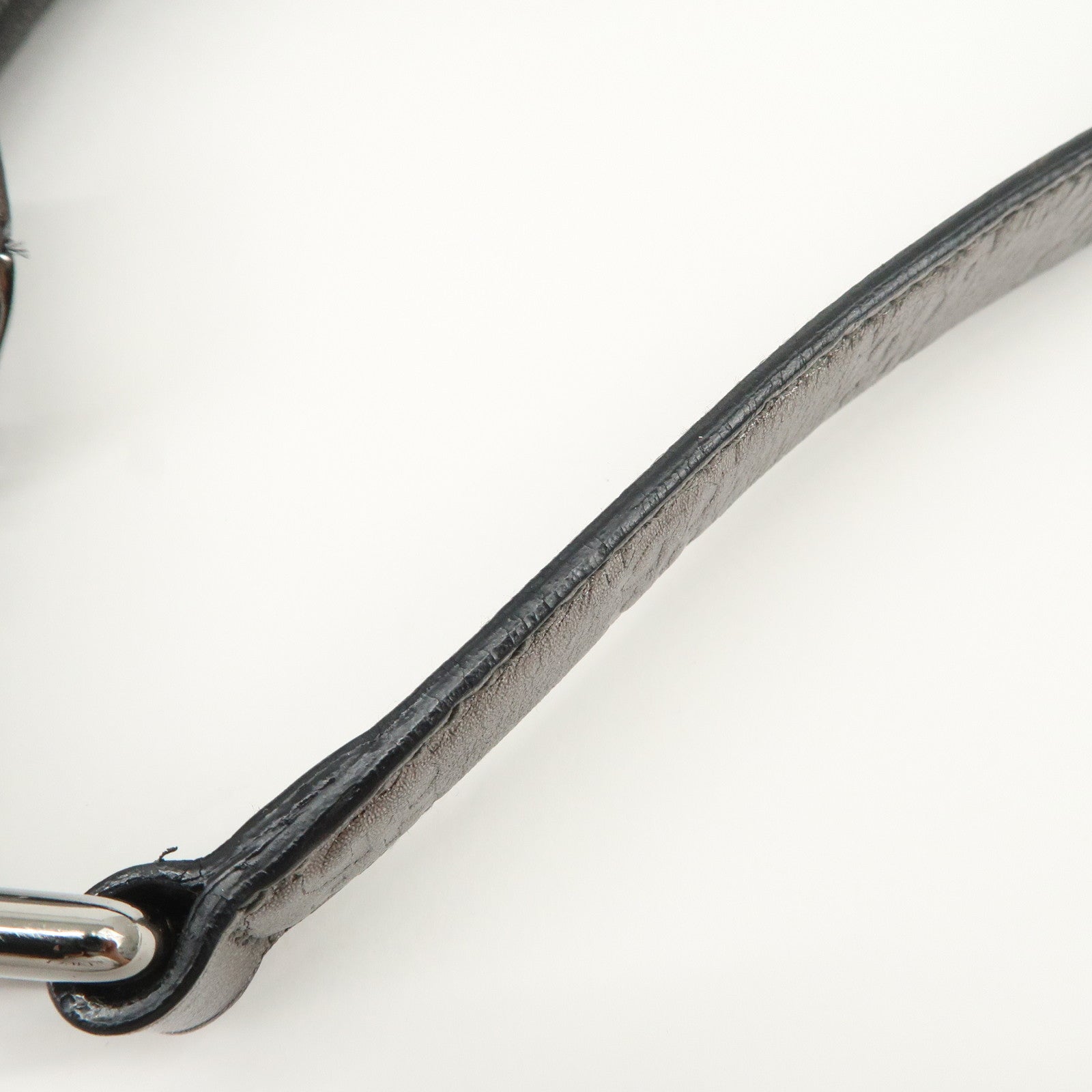 GUCCI Guccissima Leather Shoulder Bag Hand Bag Silver 240020