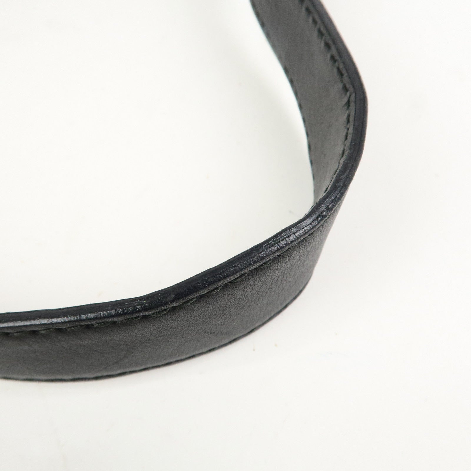 GUCCI Hysteria PVC Canvas Leather Shoulder Bag Black 262903