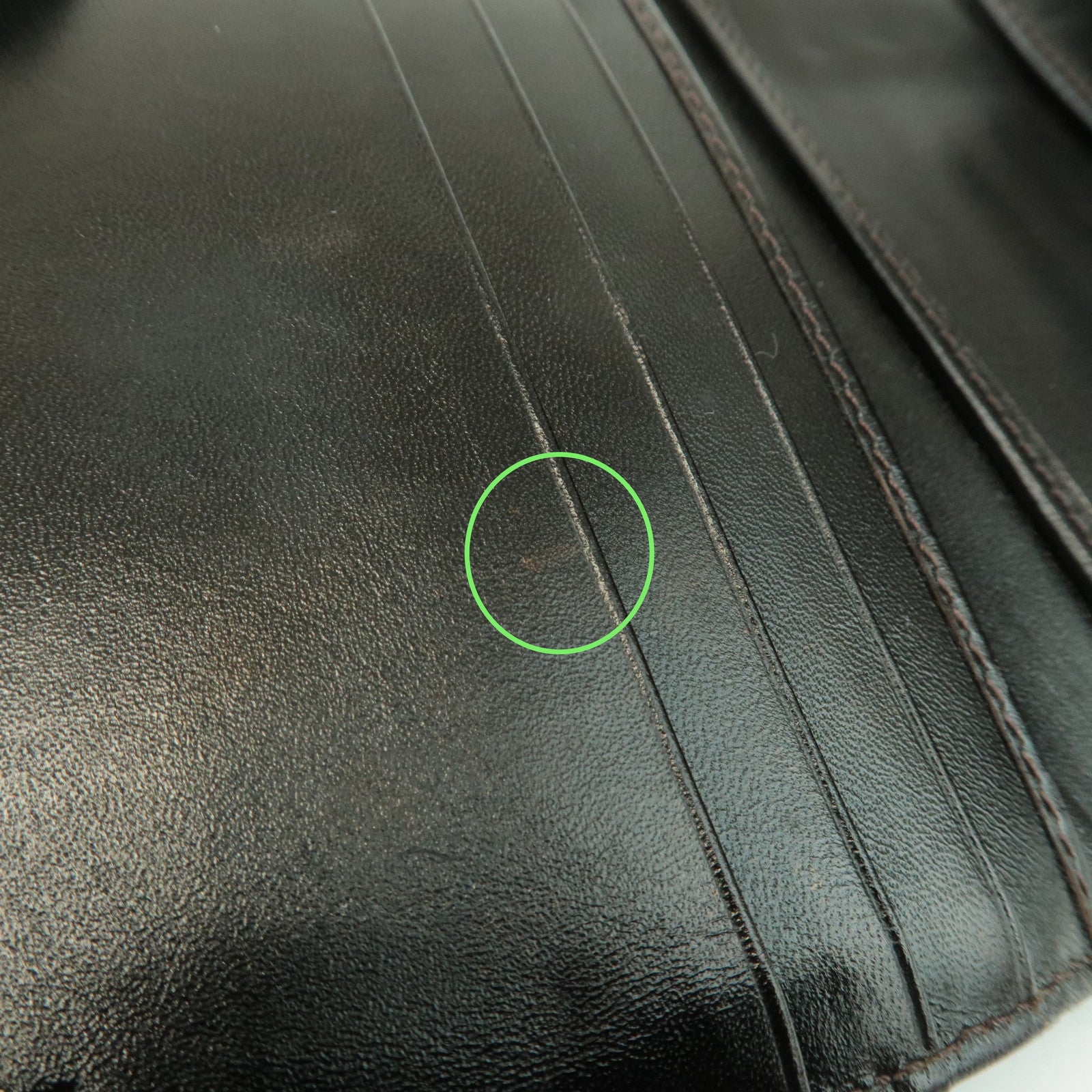 FENDI Zucchino Canvas Leather Tri-fold Wallet Beige Brown 8M0023 Used