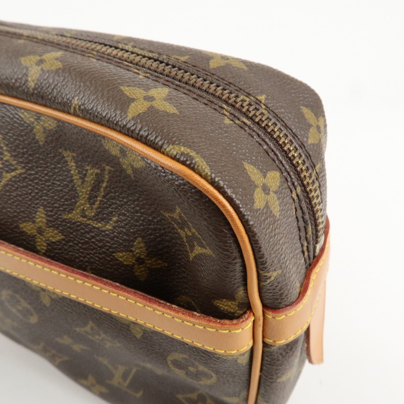 Louis Vuitton Monogram Compiegne 28 Pouch Clutch Bag M51845 Used