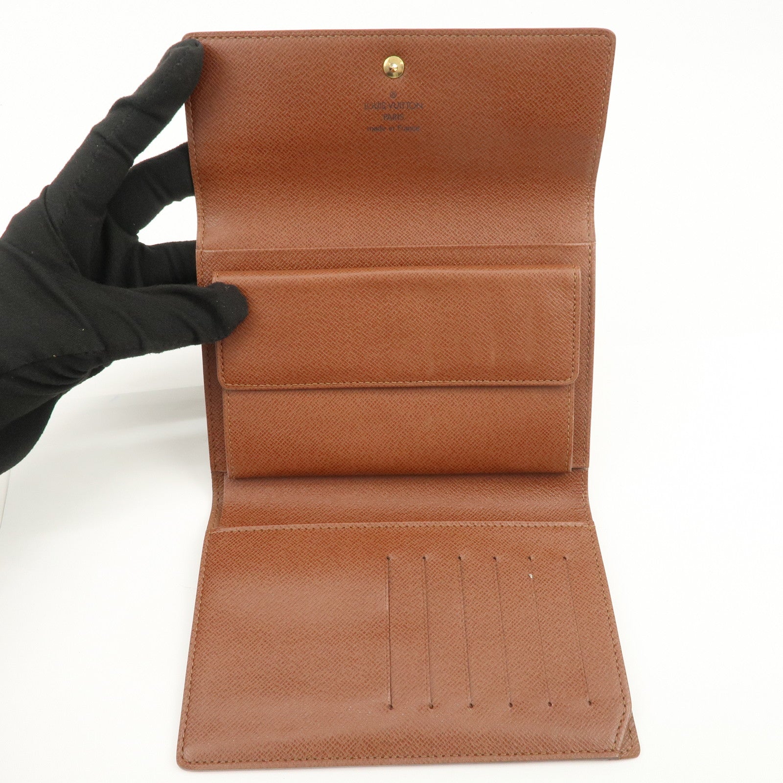 Louis Vuitton Monogram Portefeuille Tresor Etui Papier WalletM61202
