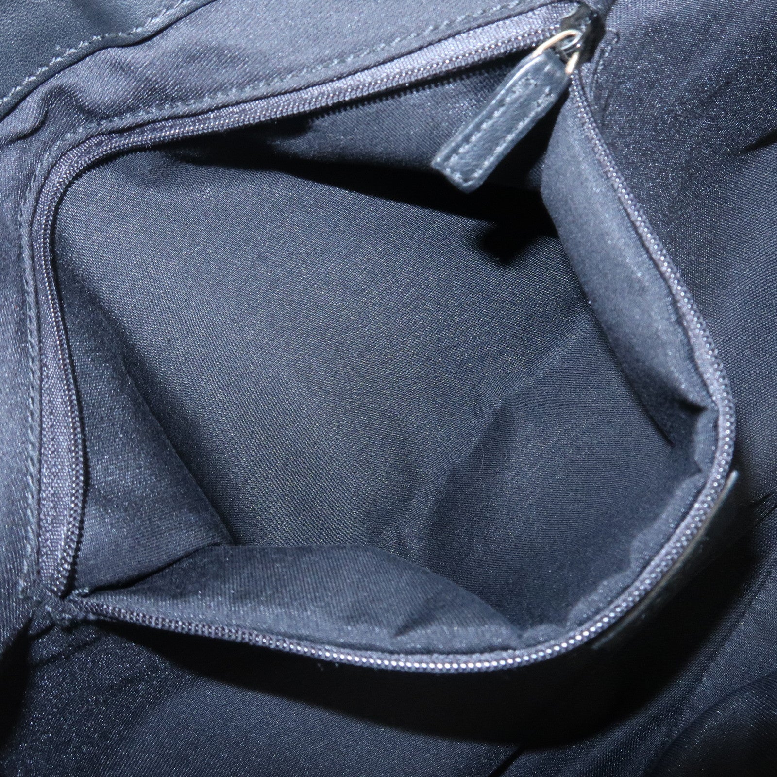 GUCCI Abbey GG Canvas Leather Shoulder Bag Hand Bag Black 189835