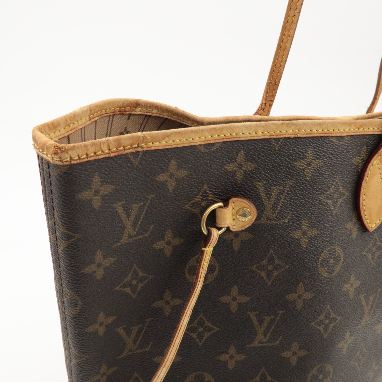 Louis Vuitton Monogram Neverfull GM Tote Bag Brown M40157 Used