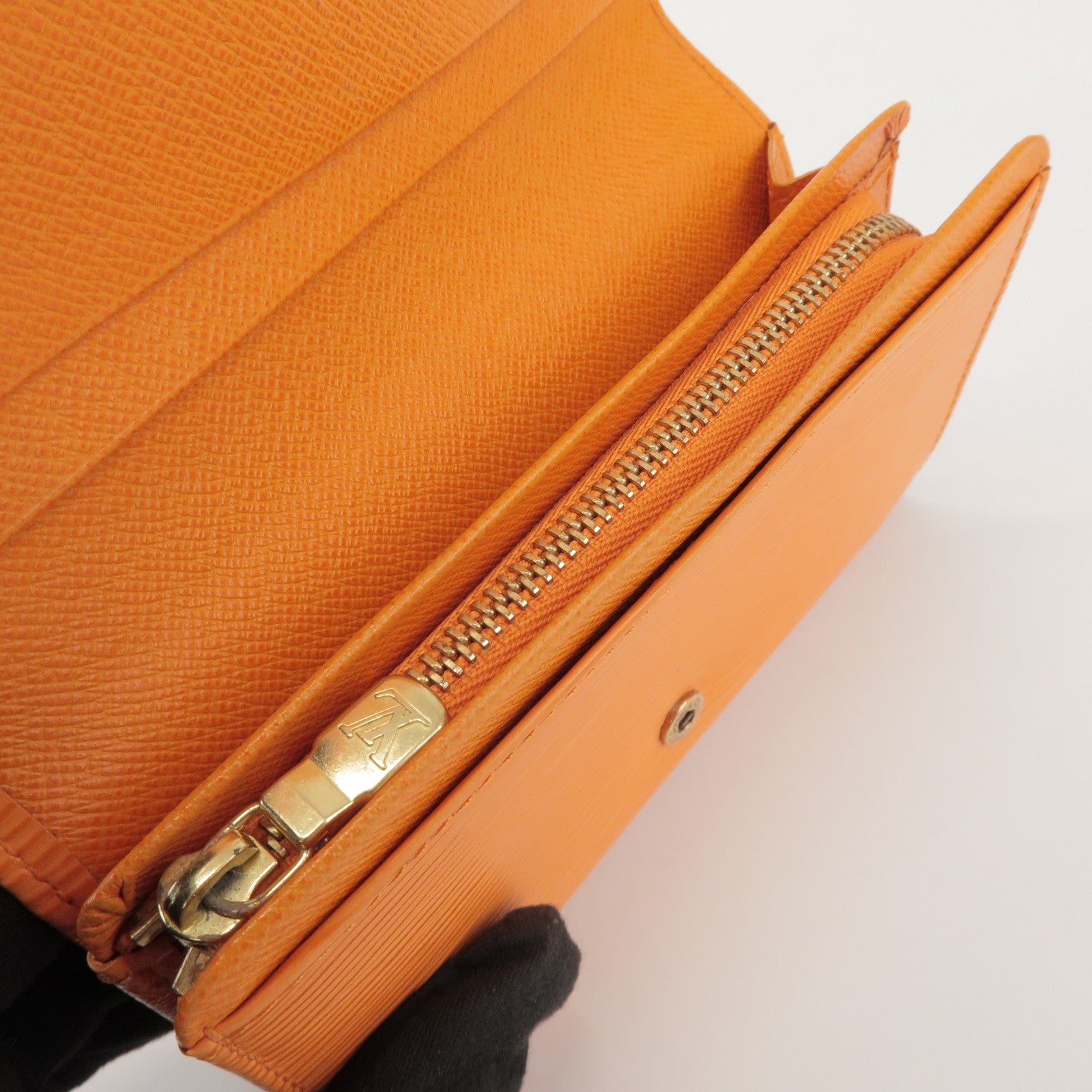 Louis Vuitton Ep Leather Porte Monnaie Billets Tresor Wallet M6350H