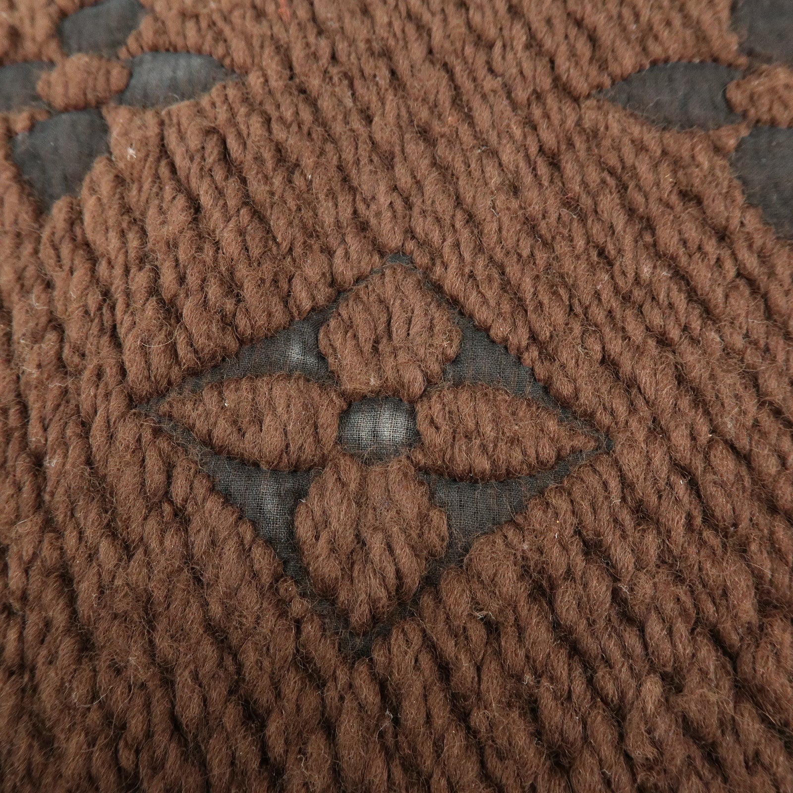 Louis Vuitton Écharpe Logomania Wool Silk Scarf Marron M72241