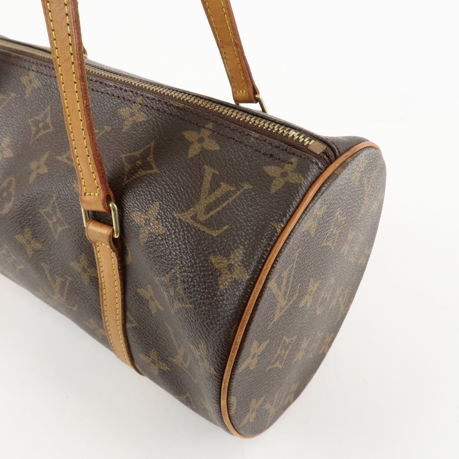 Louis Vuitton Monogram Papillon 30 Hand Bag New Style M51385 Used