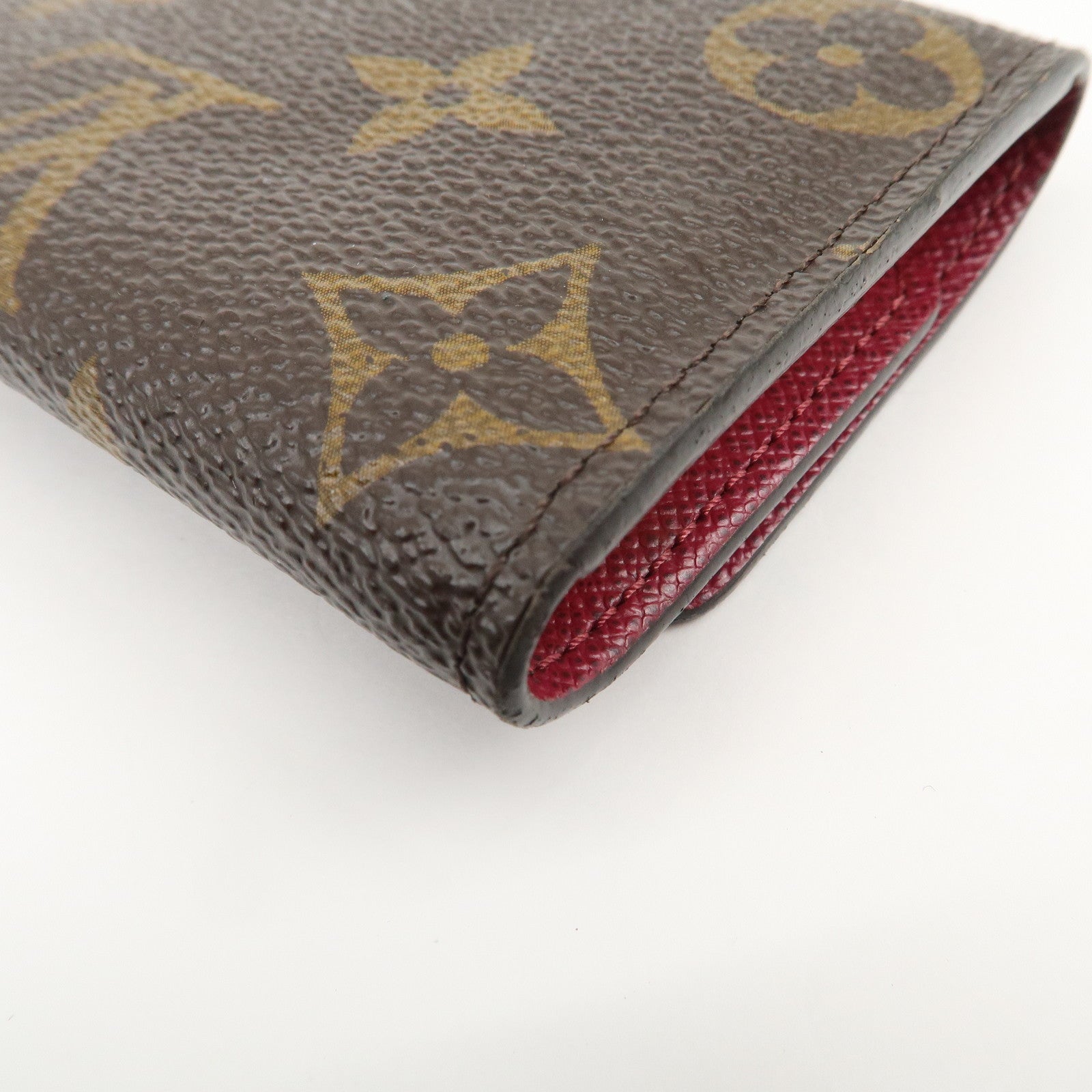 Louis Vuitton Monogram Multicles 6 Key Case Brown Fuchsia M60701
