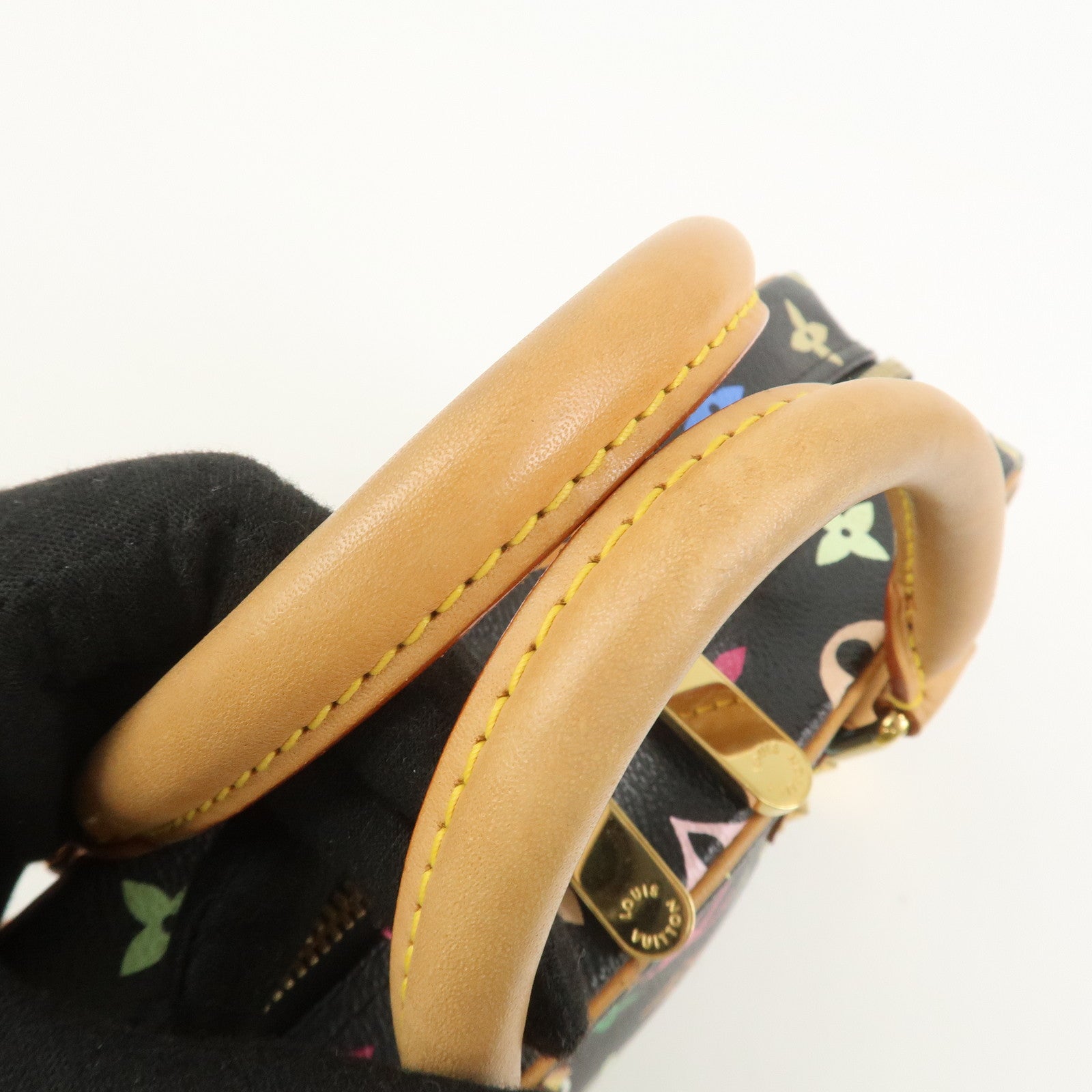 Louis Vuitton Monogram Multicolor Trouville Hand Bag Noir M92662