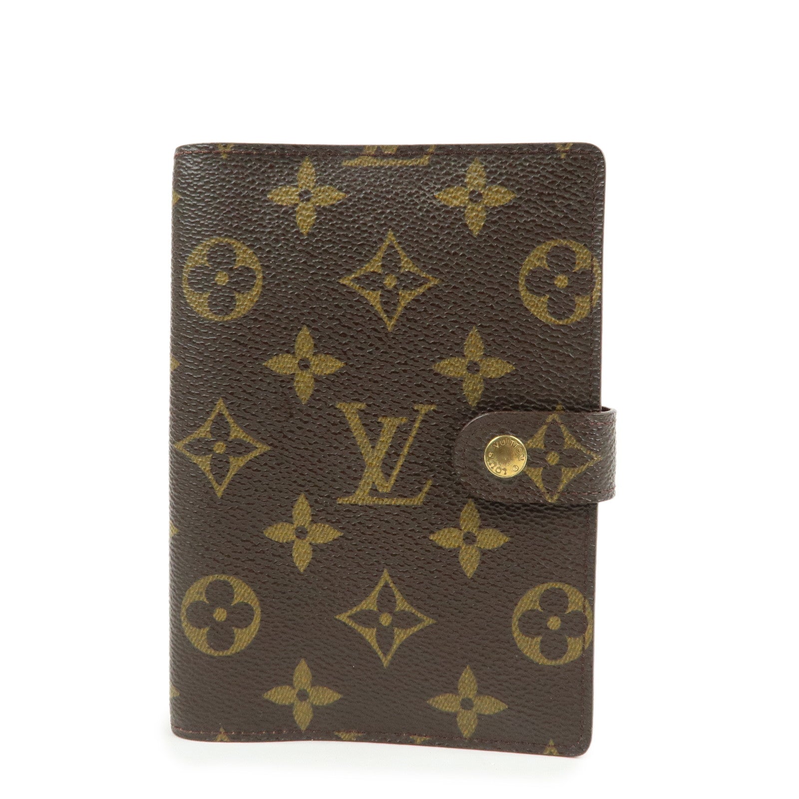 Louis Vuitton Monogram Agenda PM Planner Cover Brown R20005